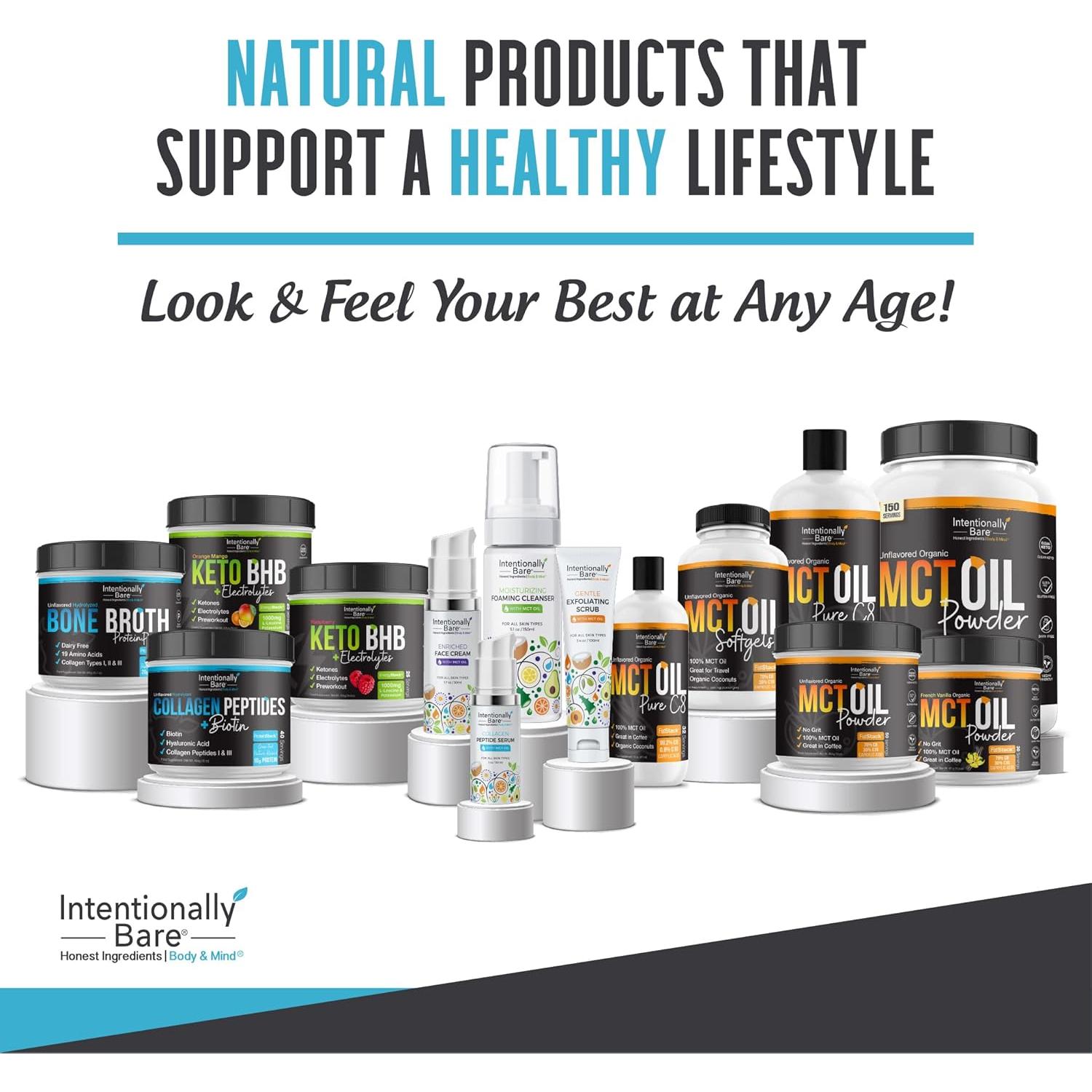 Polvo de colágeno sin sabor Deley Naturals 550g - 40 porciones