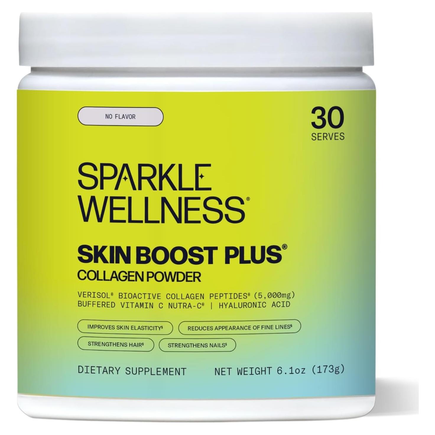 Suplemento en Polvo de Colágeno Sparkle Wellness 30 Porciones
