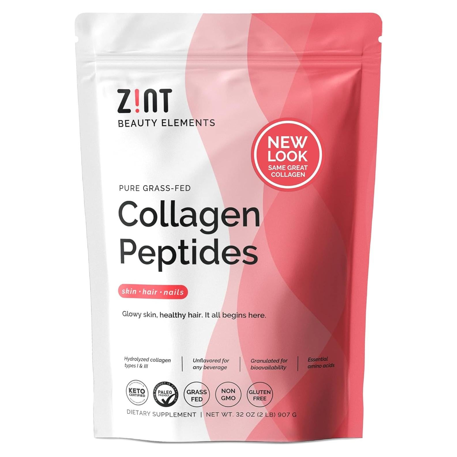 Polvo de Colágeno Hidrolizado Zint 907 g - Tipo I y III