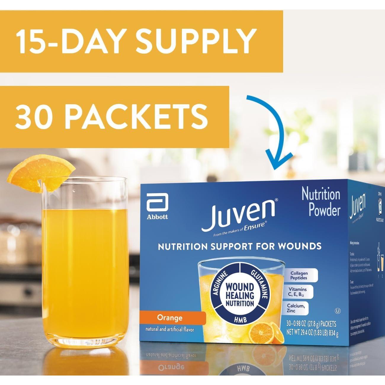 Juven Bebida Nutricional en Polvo Abbott Naranja 30 Paquetes