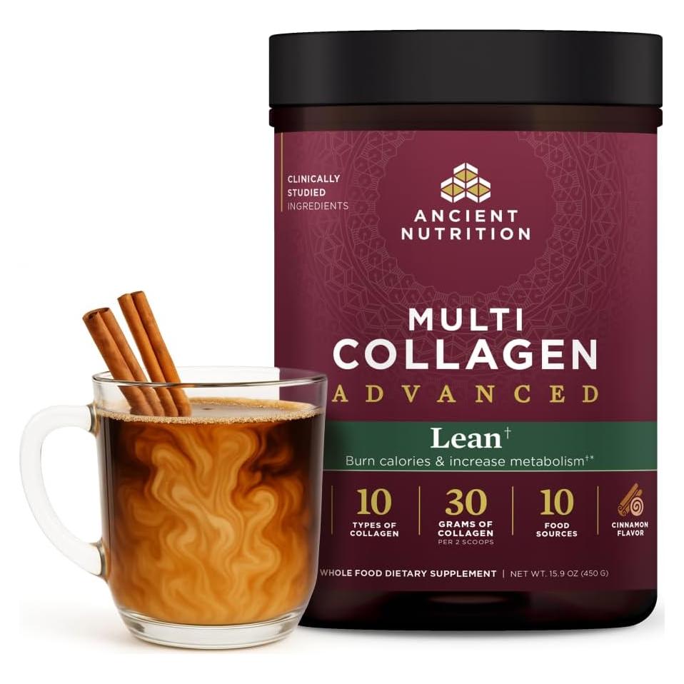 Polvo de Colágeno Hidrolizado Avanzado Ancient Nutrition 25 Porciones