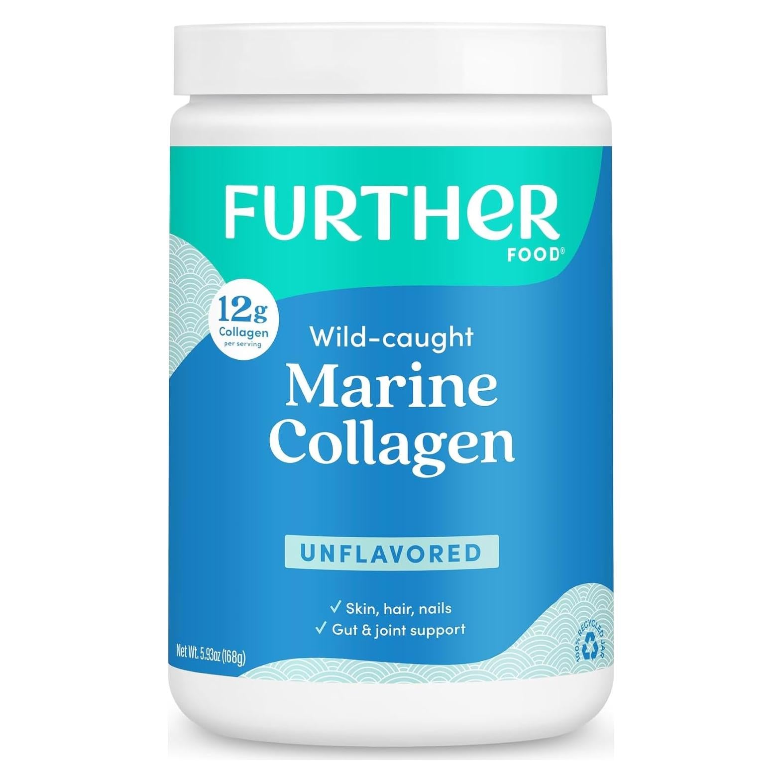 Polvo de Péptidos de Colágeno Marino Further Food 168.5 g