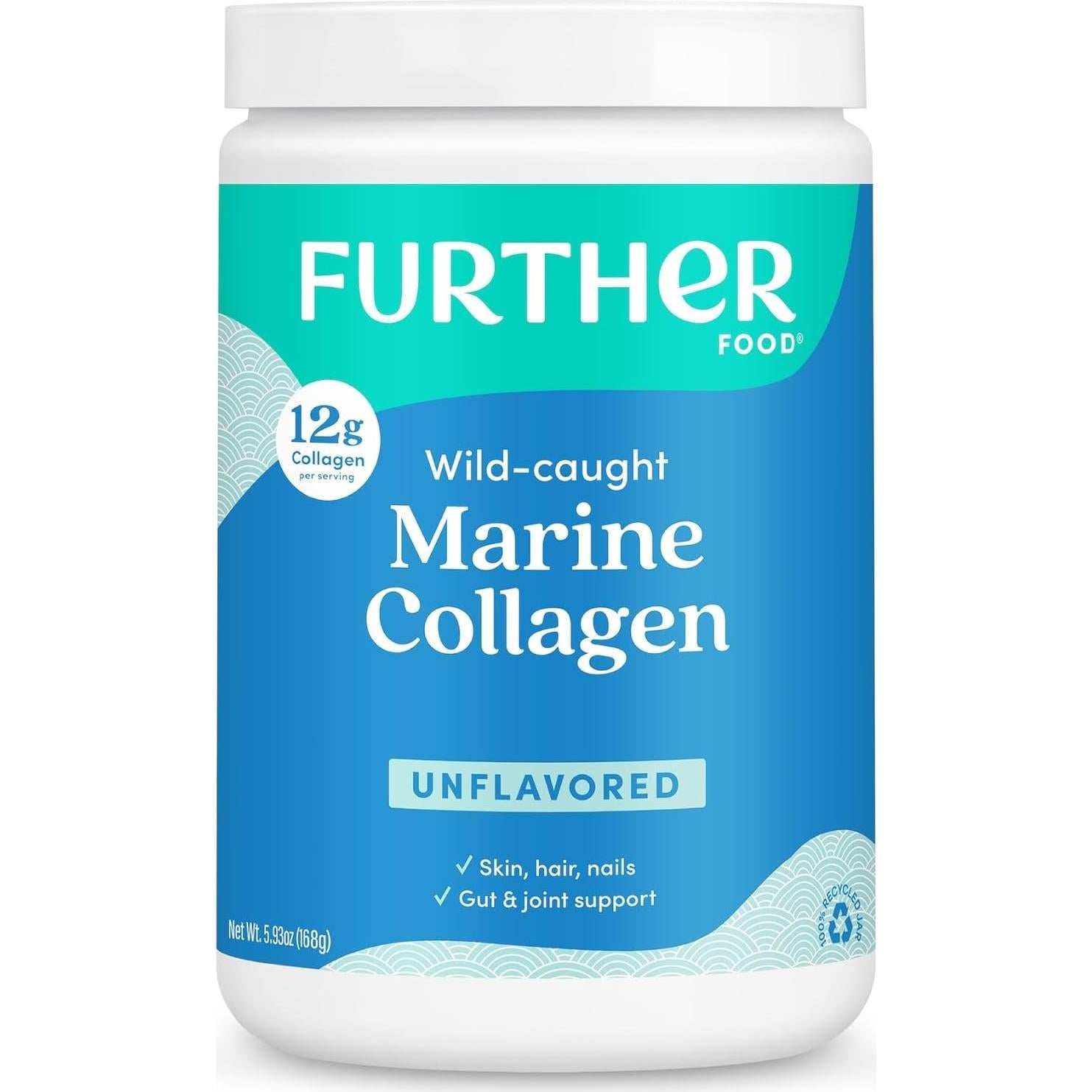 Polvo de Péptidos de Colágeno Marino Further Food 168.5 g