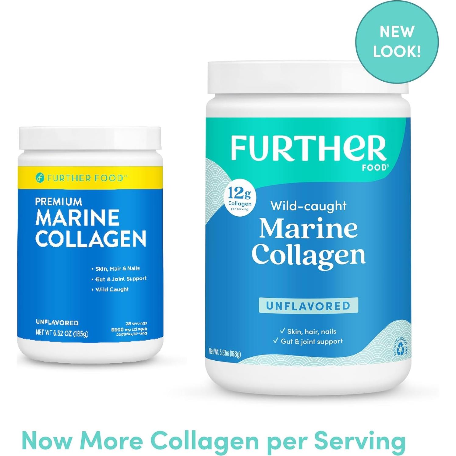 Polvo de Péptidos de Colágeno Marino Further Food 168.5 g