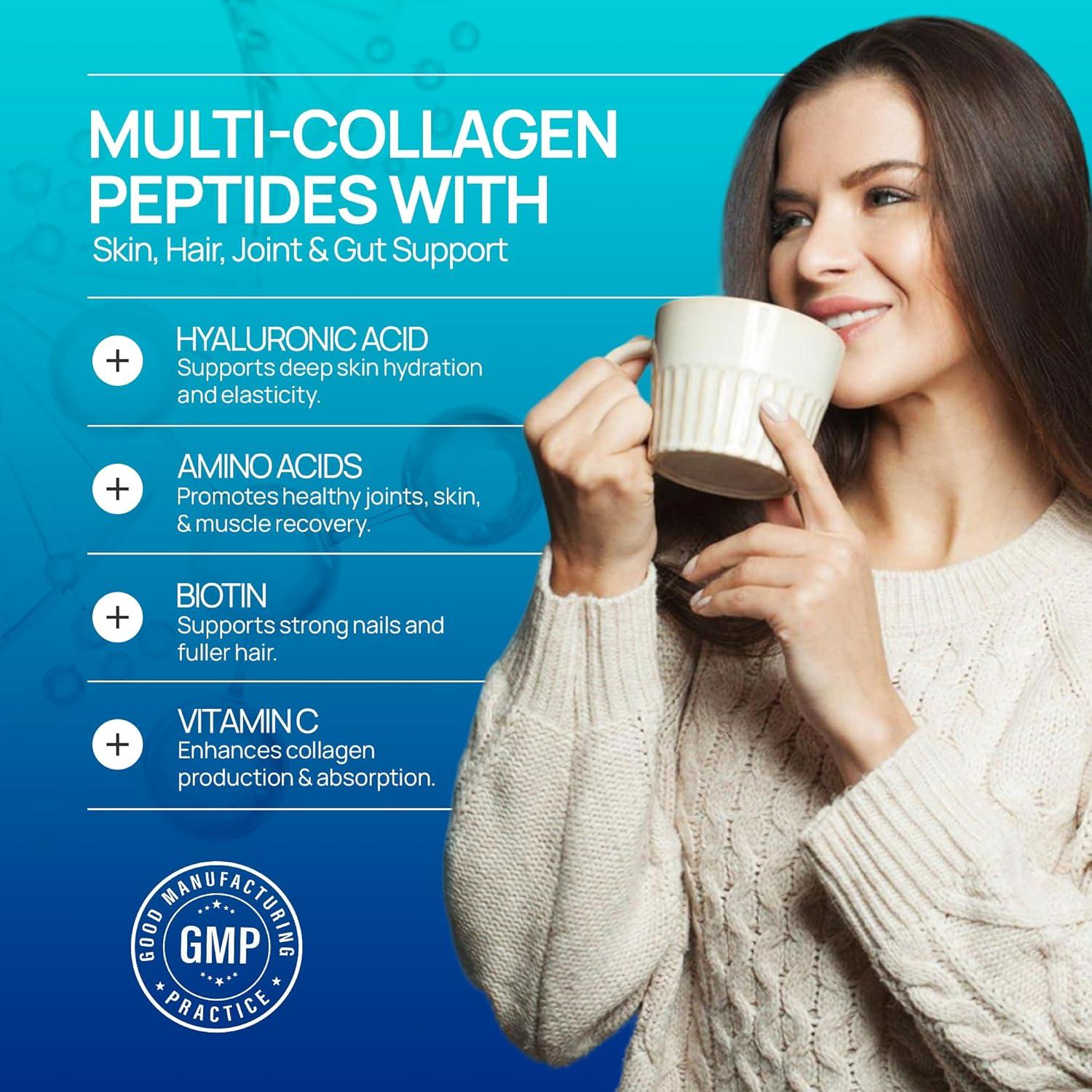 Polvo de Colágeno Hidrolizado 500g | Con Biotina y Vitamina C