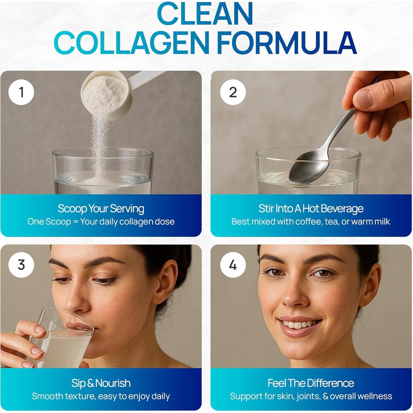 Polvo de Colágeno Hidrolizado 500g | Con Biotina y Vitamina C