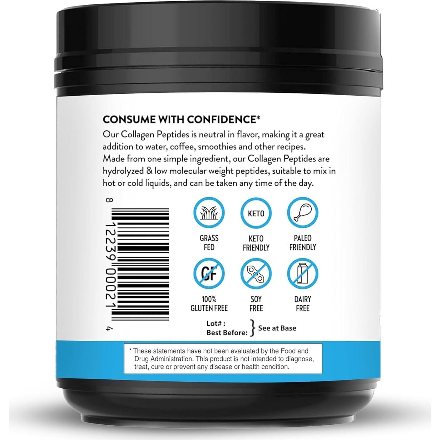 Polvo de Péptidos de Colágeno Sandhu 454 g Sin Sabor