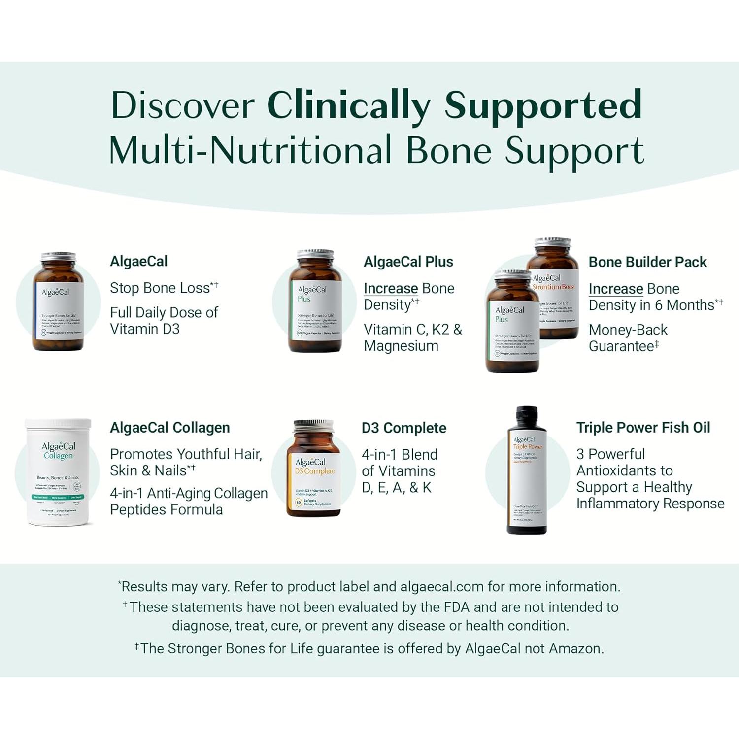 Colágeno Hidrolizado AlgaeCal 30 Porciones Anti-Envejecimiento