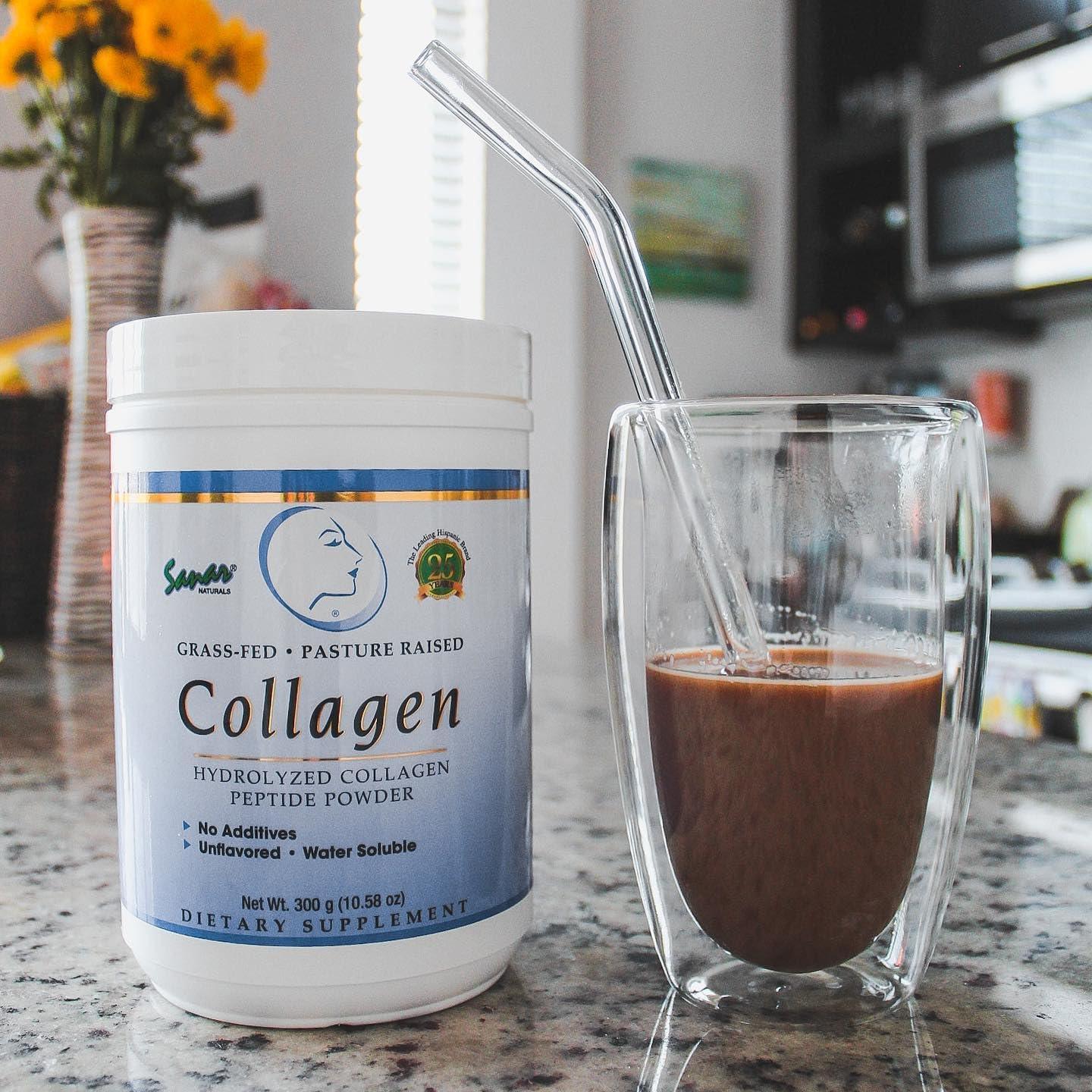 Polvo de Colágeno Hidrolizado Sanar Naturals 300 g - Sin Sabor