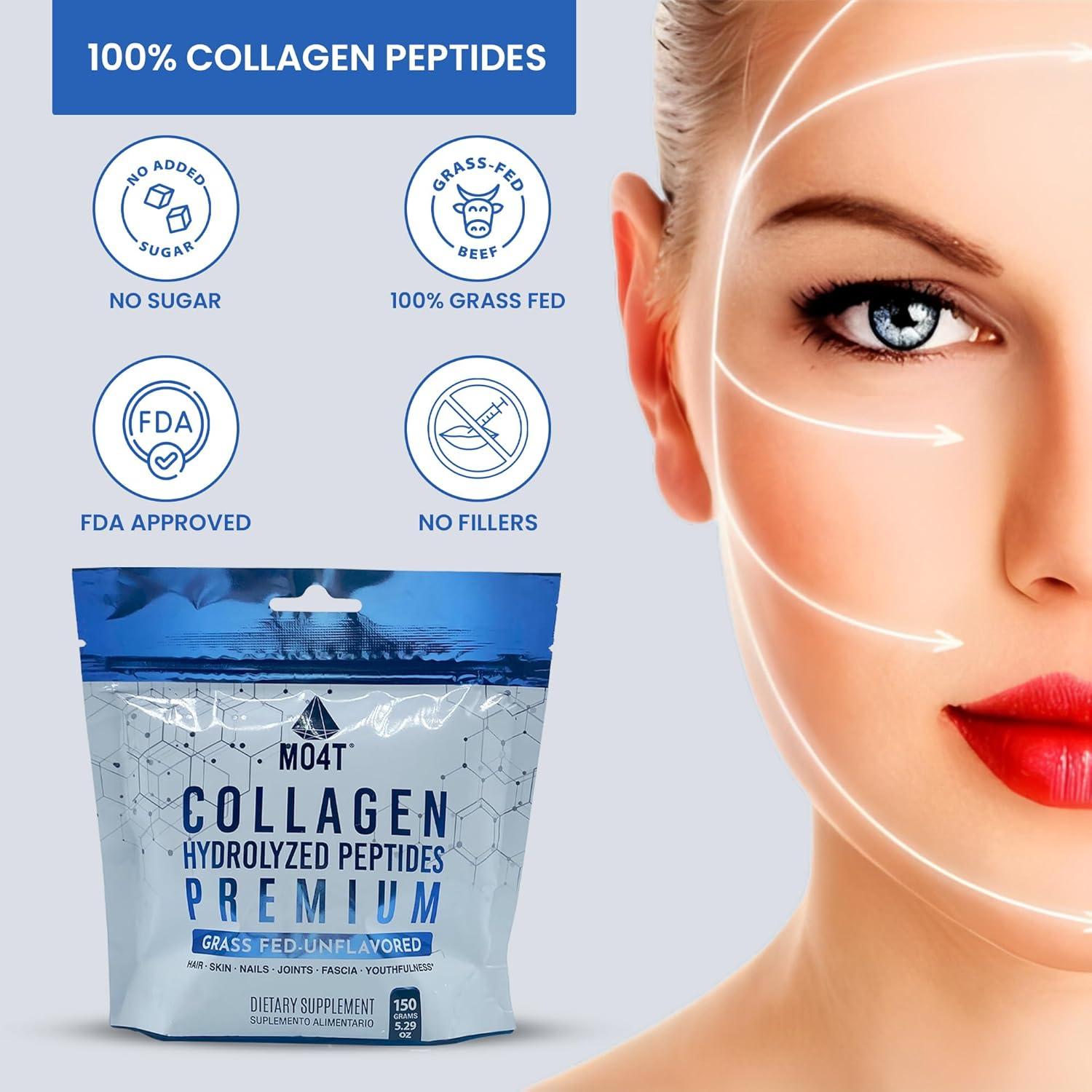 Polvo de Péptidos de Colágeno Hidrolizado MO4T 150g