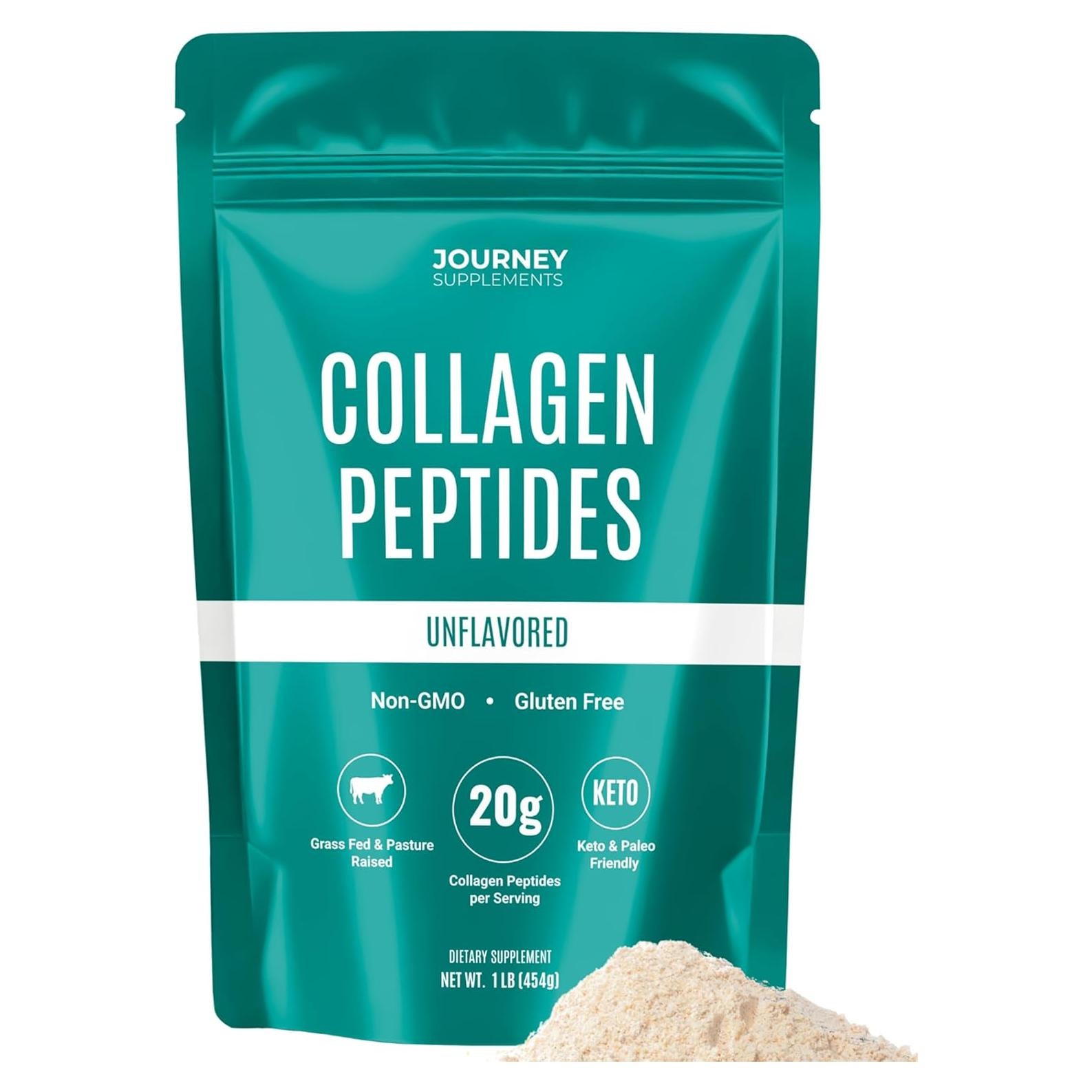 Polvo de Péptidos de Colágeno Journey 0.45 kg Sin Sabor