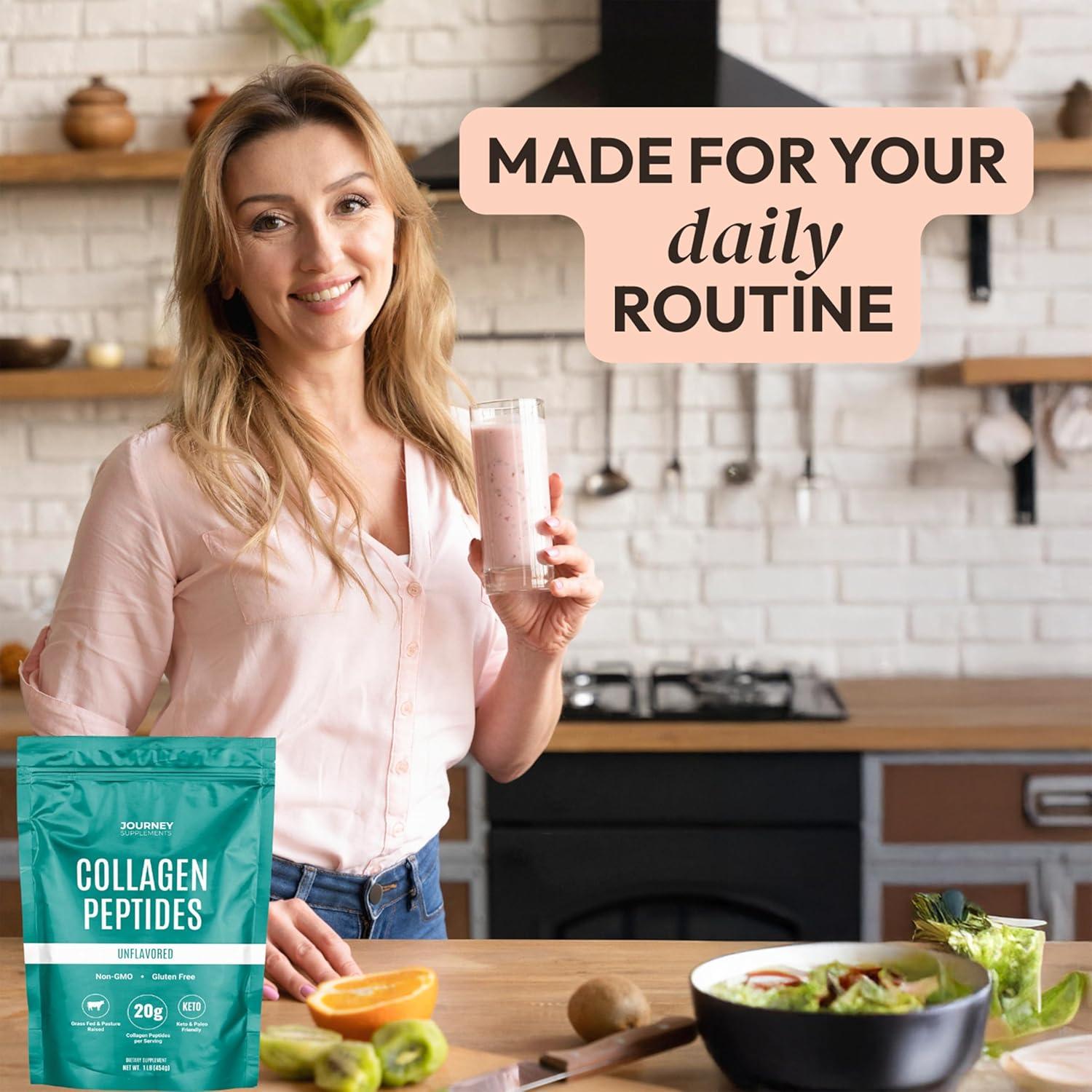 Polvo de Péptidos de Colágeno Journey 0.45 kg Sin Sabor