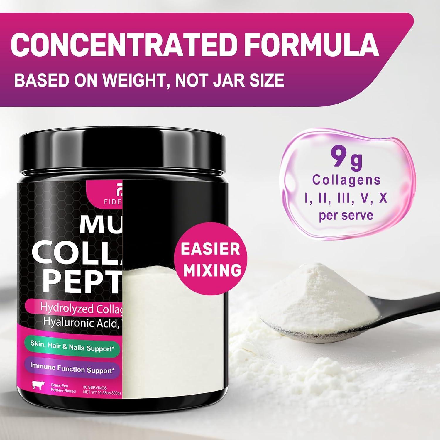 Polvo de Colágeno Hidrolizado FIDERNIC 30 Porciones 299g