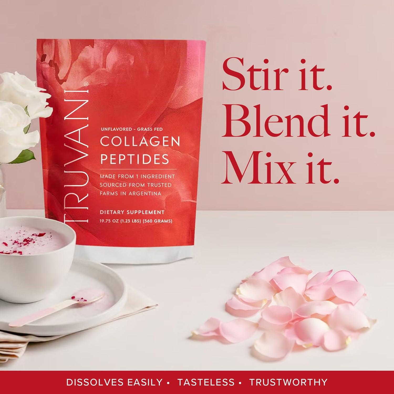 Péptidos de Colágeno Hidrolizado Truvani 28 Porciones 20g