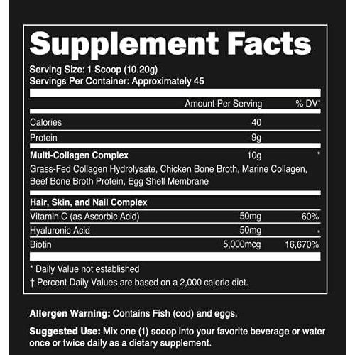 Proteína en Polvo de Colágeno Múltiple Zeal Naturals 450g