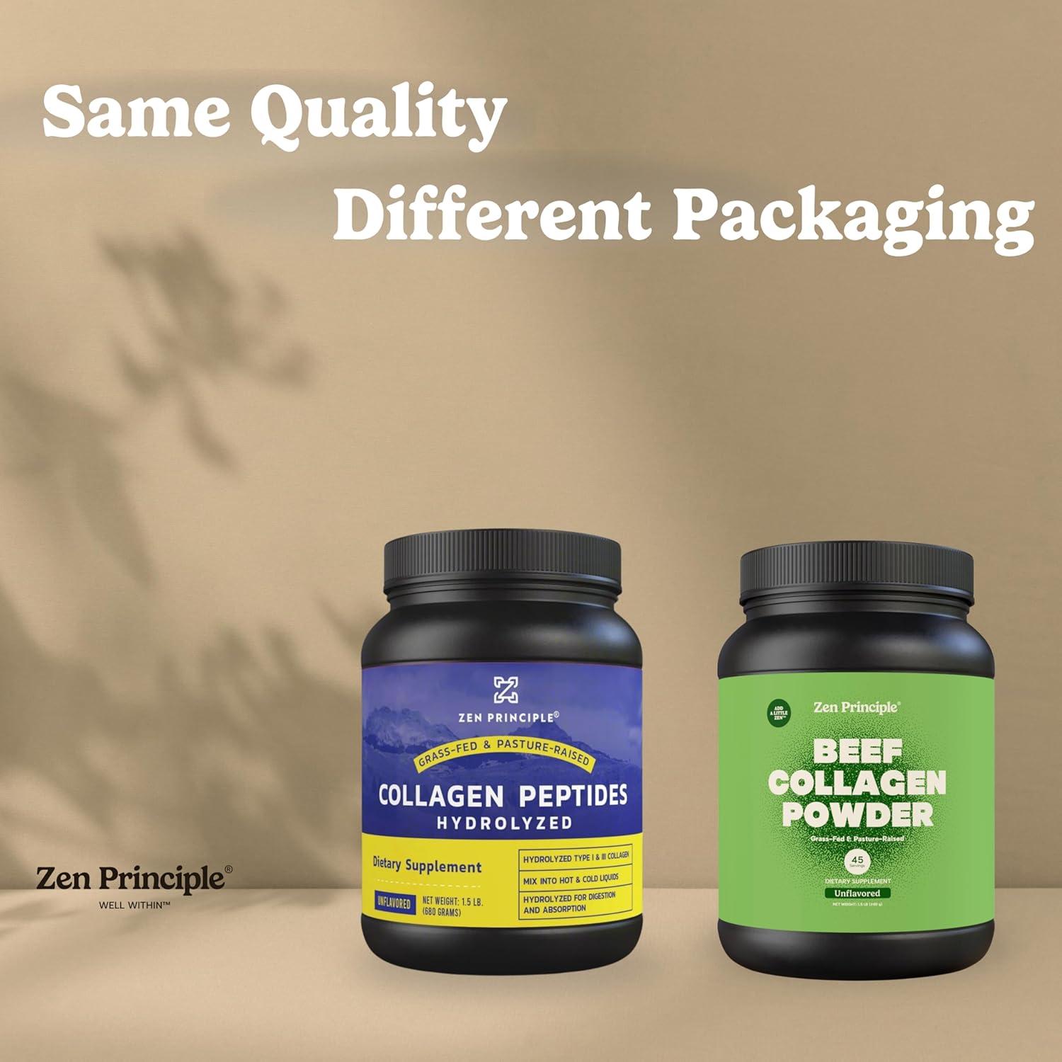 Colágeno Hidrolizado Aglomerado Principio Zen 0.68 kg Antienvejecimiento