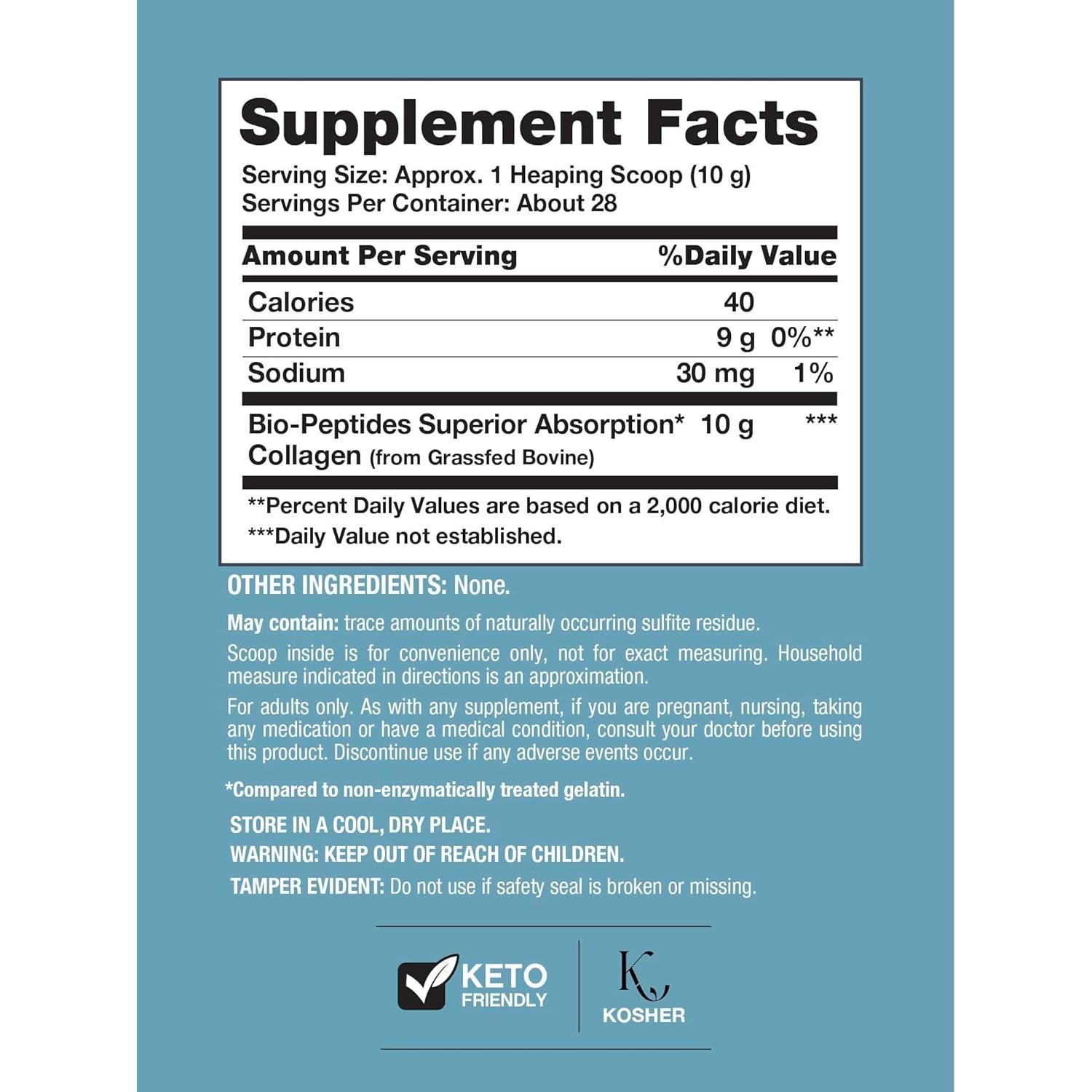 Polvo de Colágeno NeoCell 10oz (283.5g) - Super Piel y Cabello