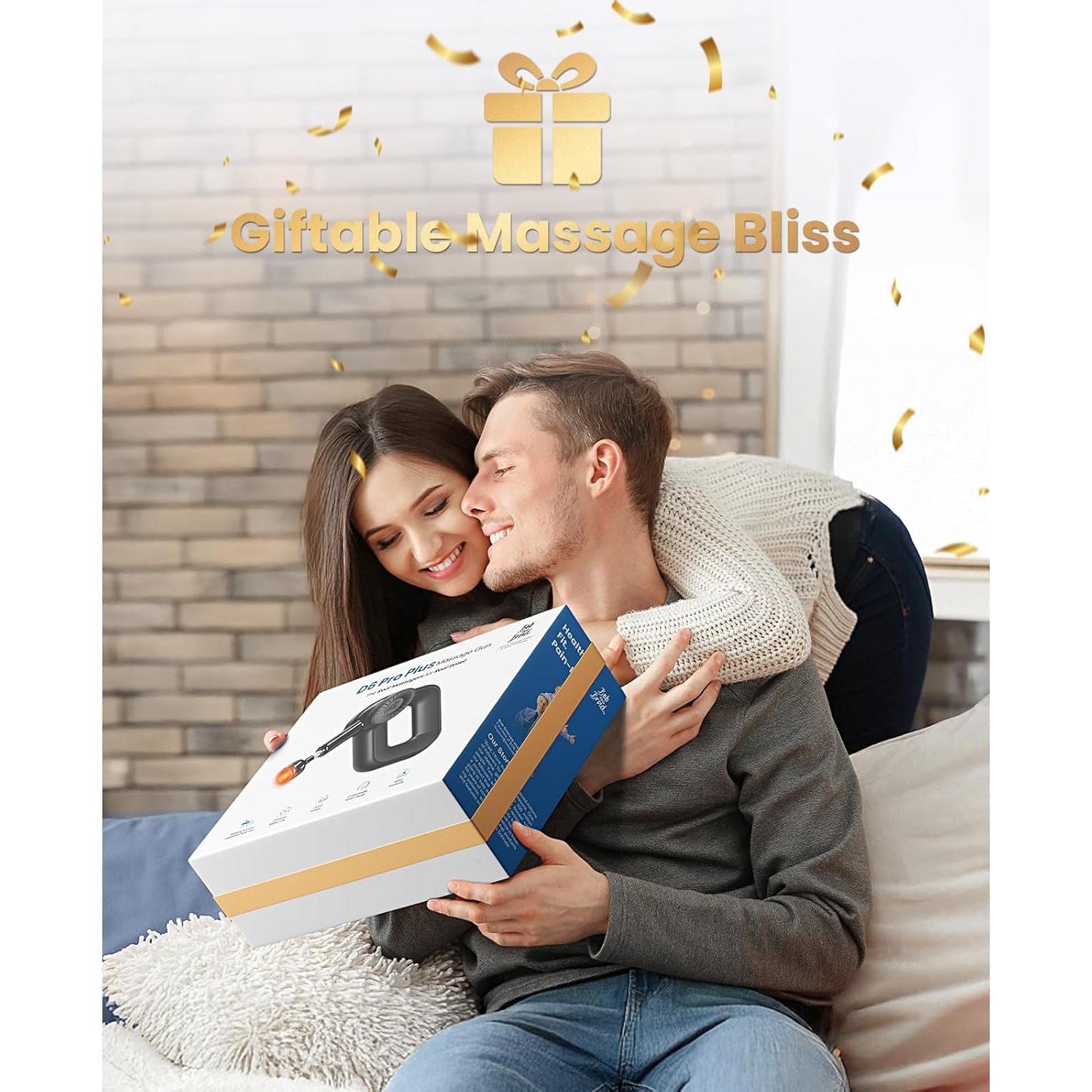 Pistola de Masaje BOB Y BRAD D6 Pro Plus con Calor 1.27kg