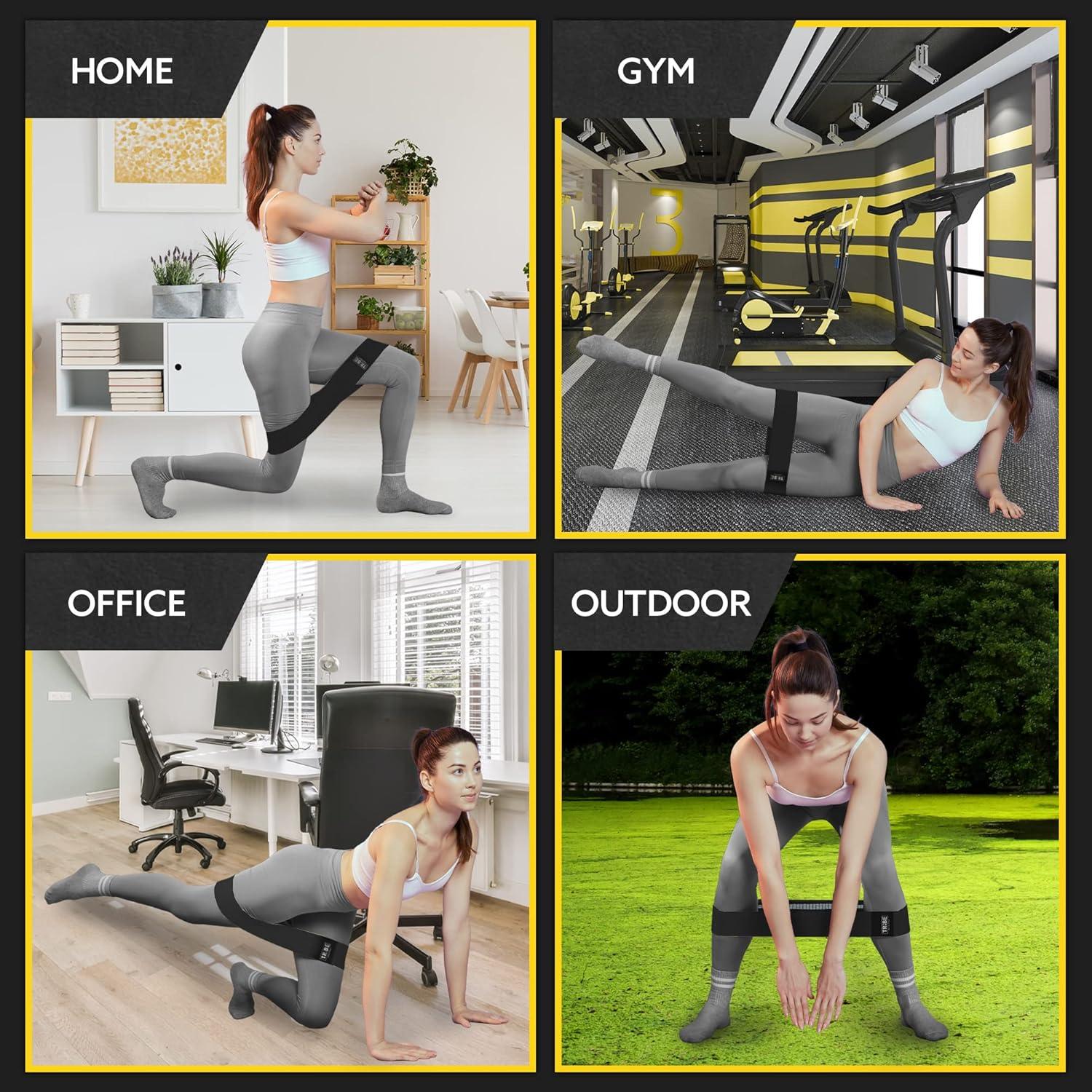 Bandas de Resistencia de Tela Tribe Lifting - Juego de 8