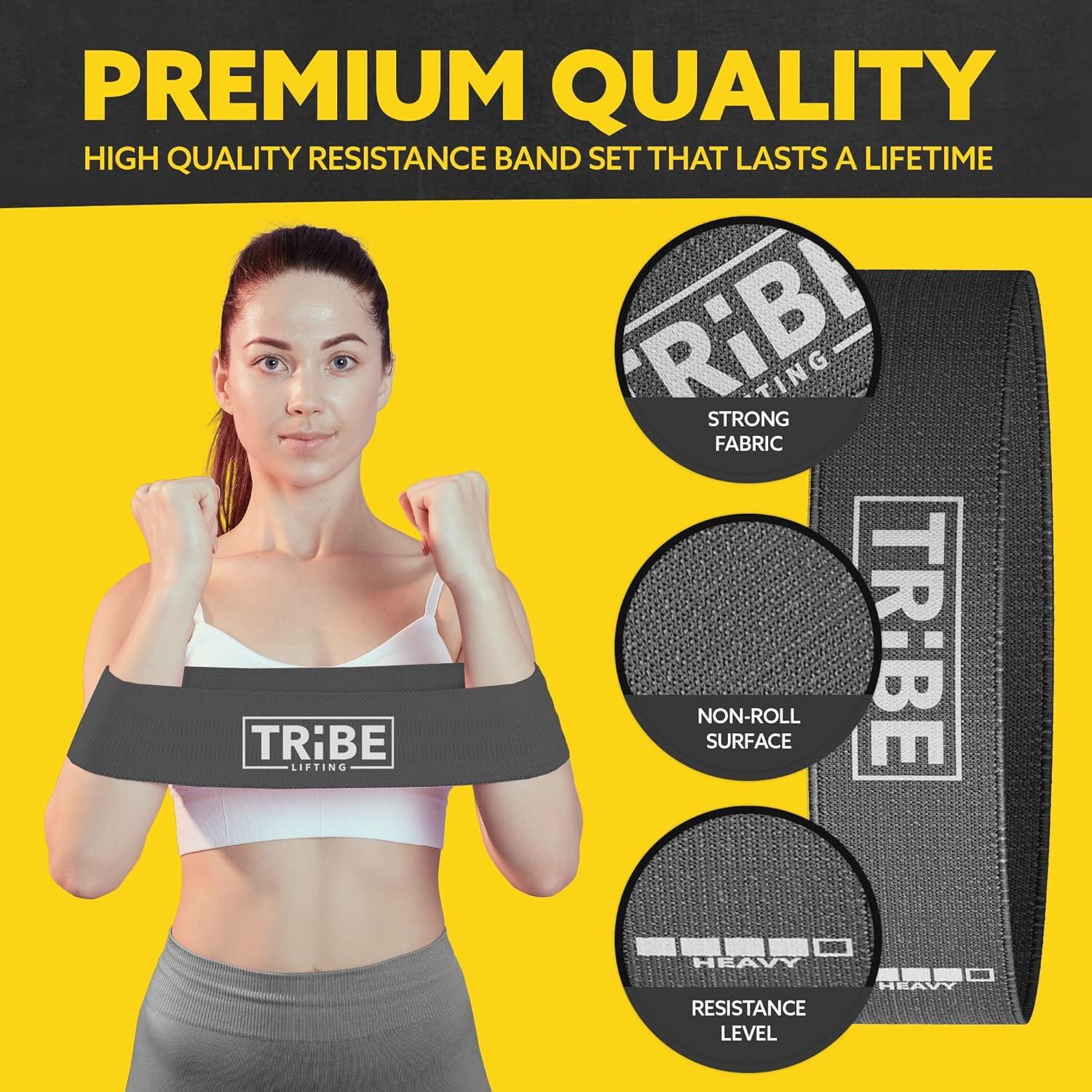 Bandas de Resistencia de Tela Tribe Lifting - Juego de 8