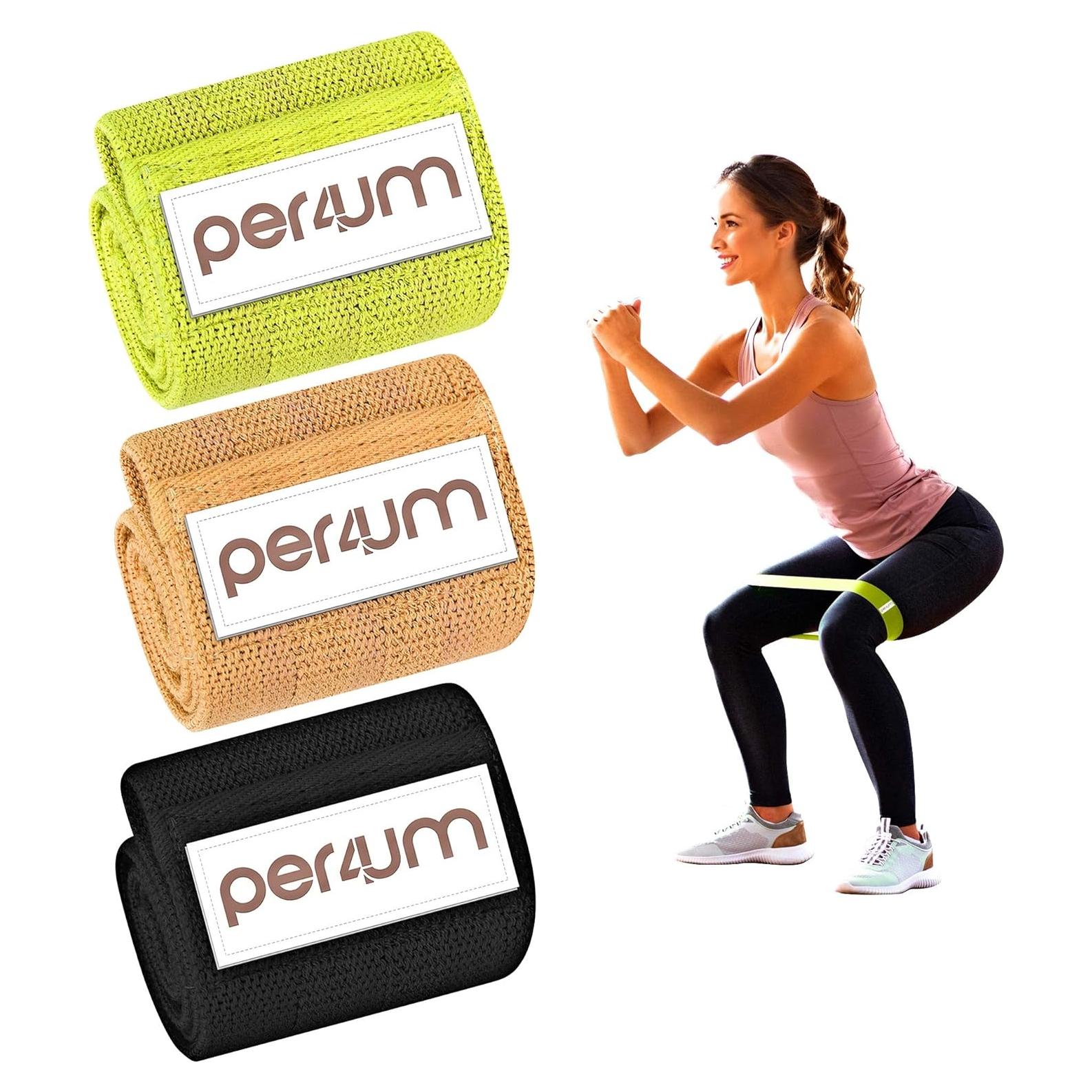 Bandas de Resistencia Per4um - 3 Niveles, Portátiles y Ligeras