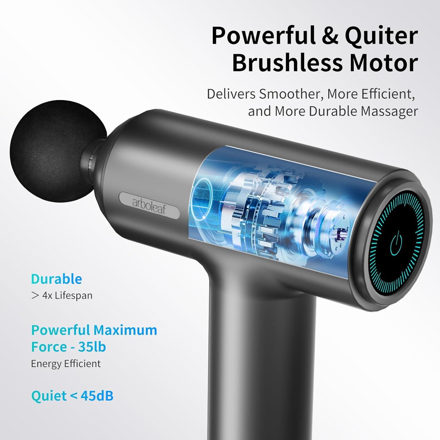 Pistola de Masaje Arboleaf CM40G Portátil 0.99 kg Tejido Profundo