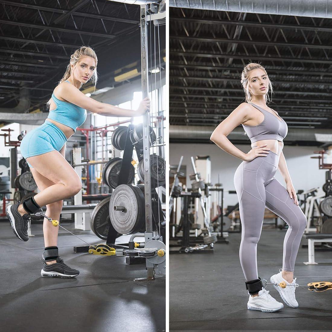 Tirantes de Tobillo EastyGold Ajustables para Gimnasio 1 Par