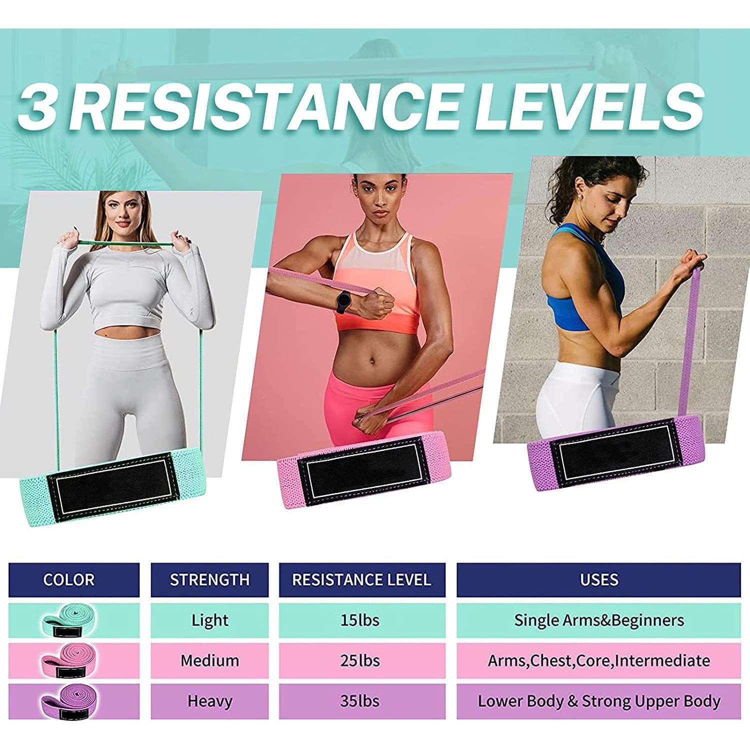 Juego de Bandas de Resistencia Jocaluyia 3 PCS para Ejercicio