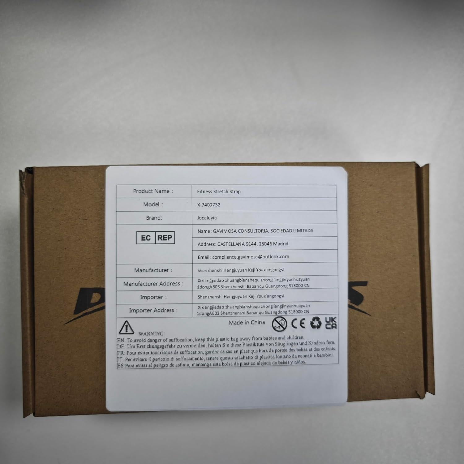 Juego de Bandas de Resistencia Jocaluyia 3 PCS para Ejercicio