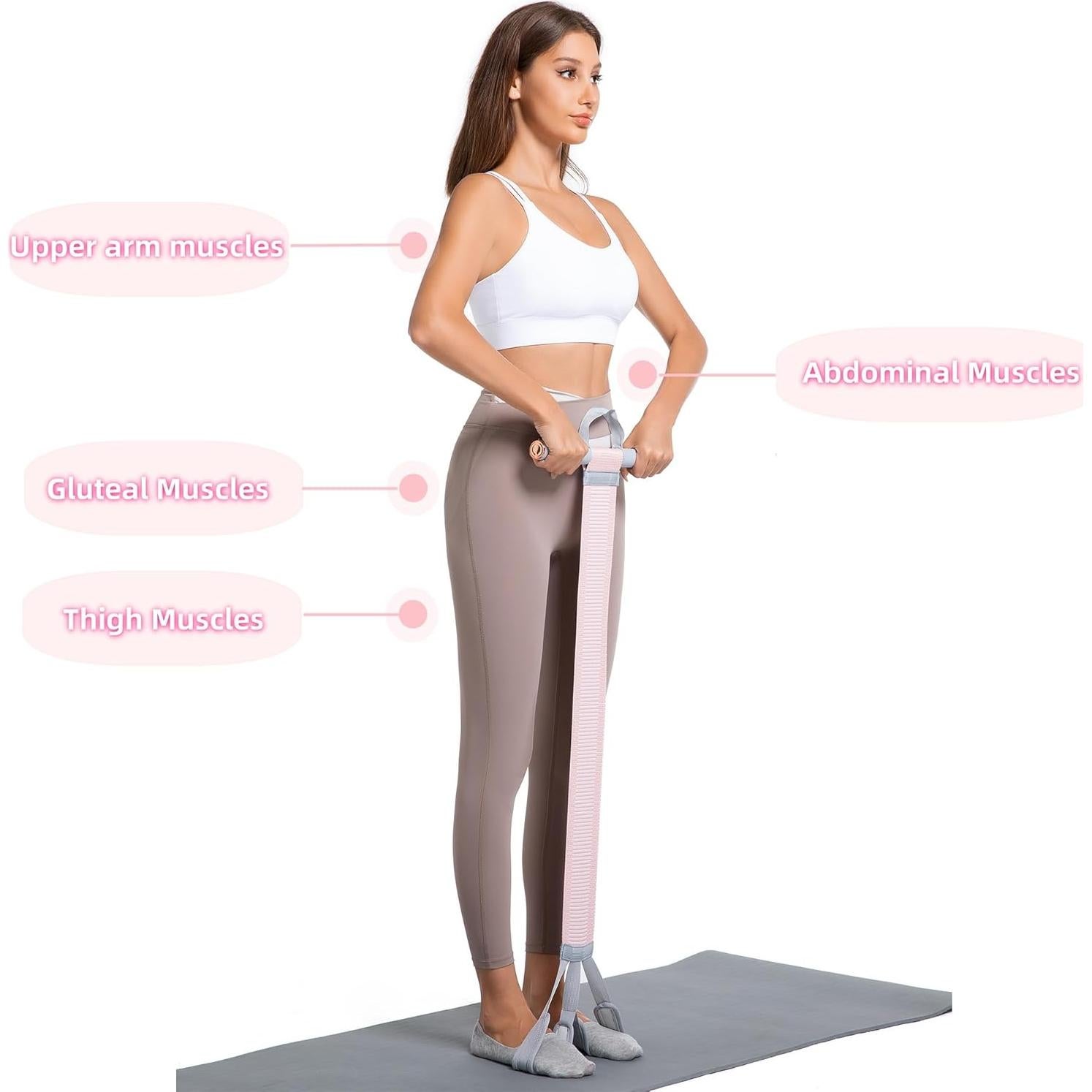 Cuerda de Tensión Multifuncional T.TAOMI para Abdominales