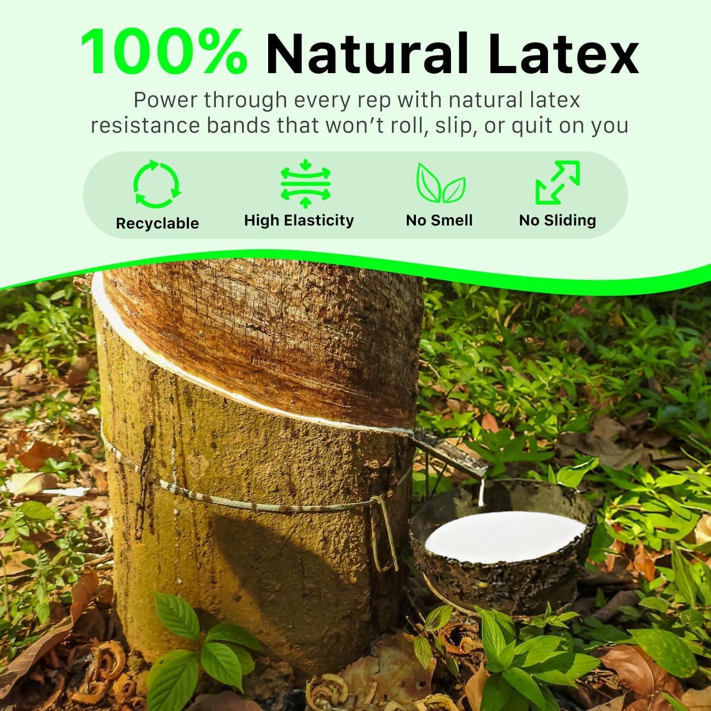 Bandas de Resistencia BOOSTFIT RSB-01, 5 Niveles, Caucho Natural