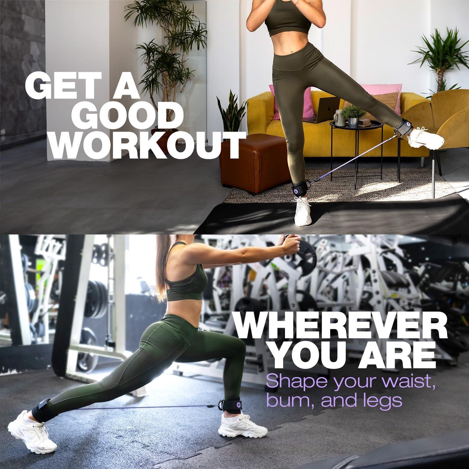 Bandas de Resistencia ActiveGear para Tobillos - 3 Niveles