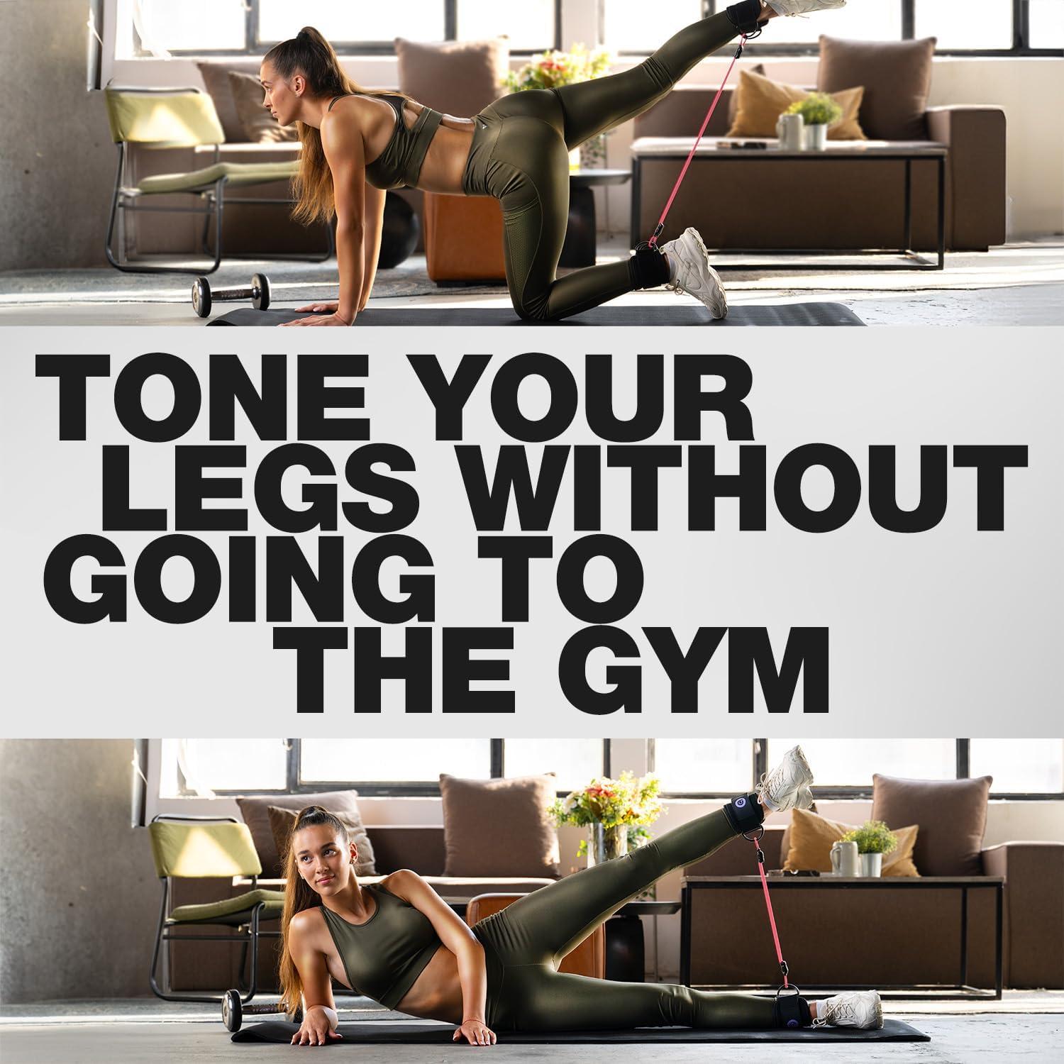 Bandas de Resistencia ActiveGear para Tobillos - 3 Niveles