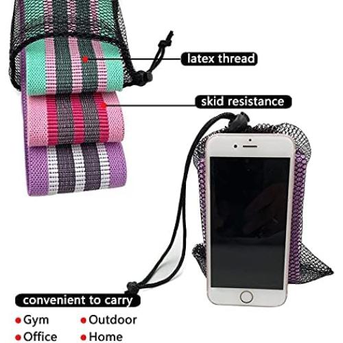 Bandas de Resistencia K&KLACOSTA Set de 3 Niveles Antideslizantes