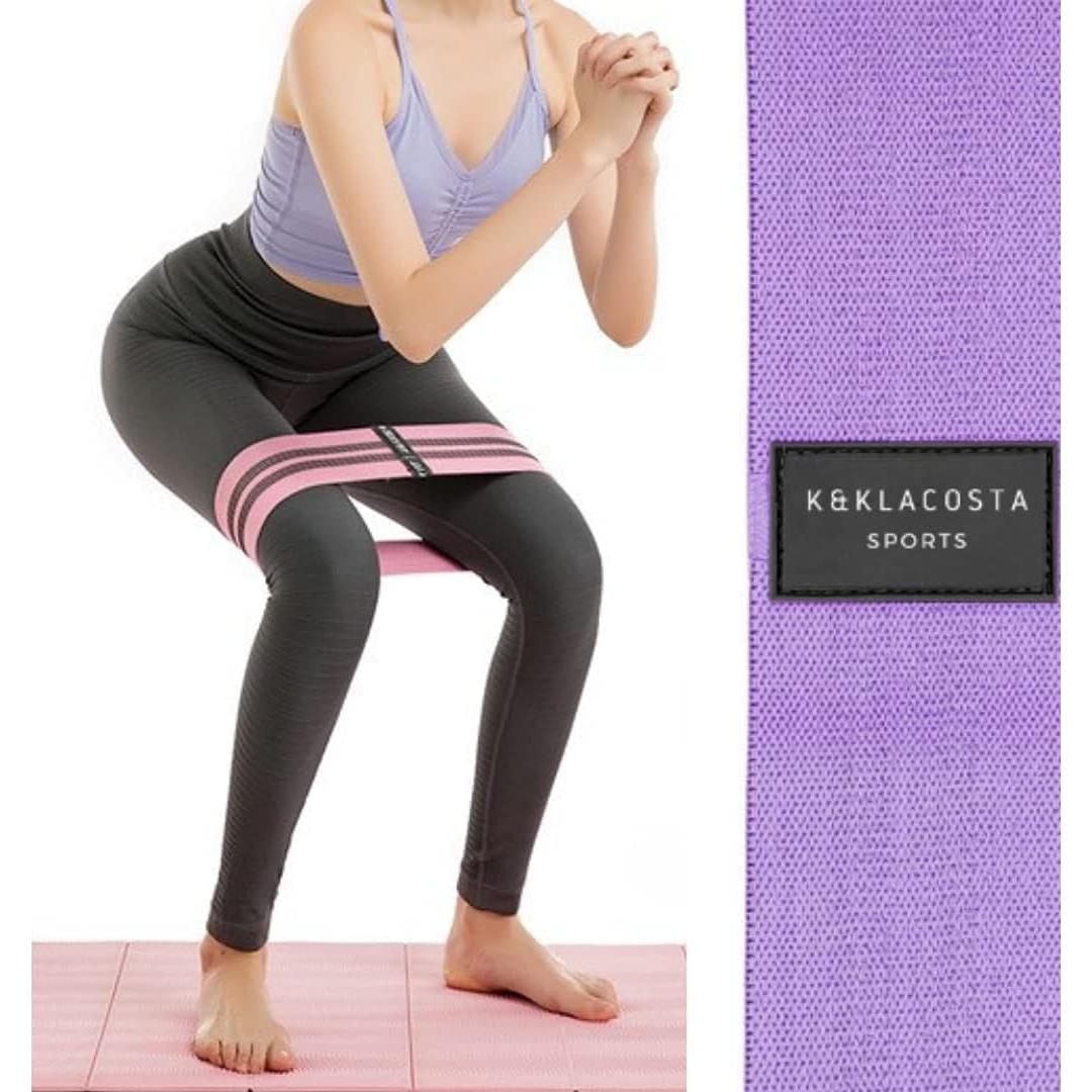 Bandas de Resistencia K&KLACOSTA Set de 3 Niveles Antideslizantes