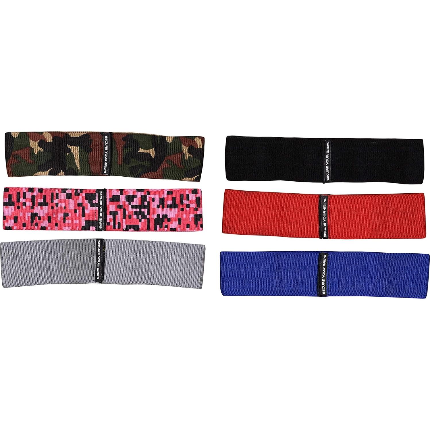 Banda de Resistencia Grip Power Pads Camo Verde 35.56 cm