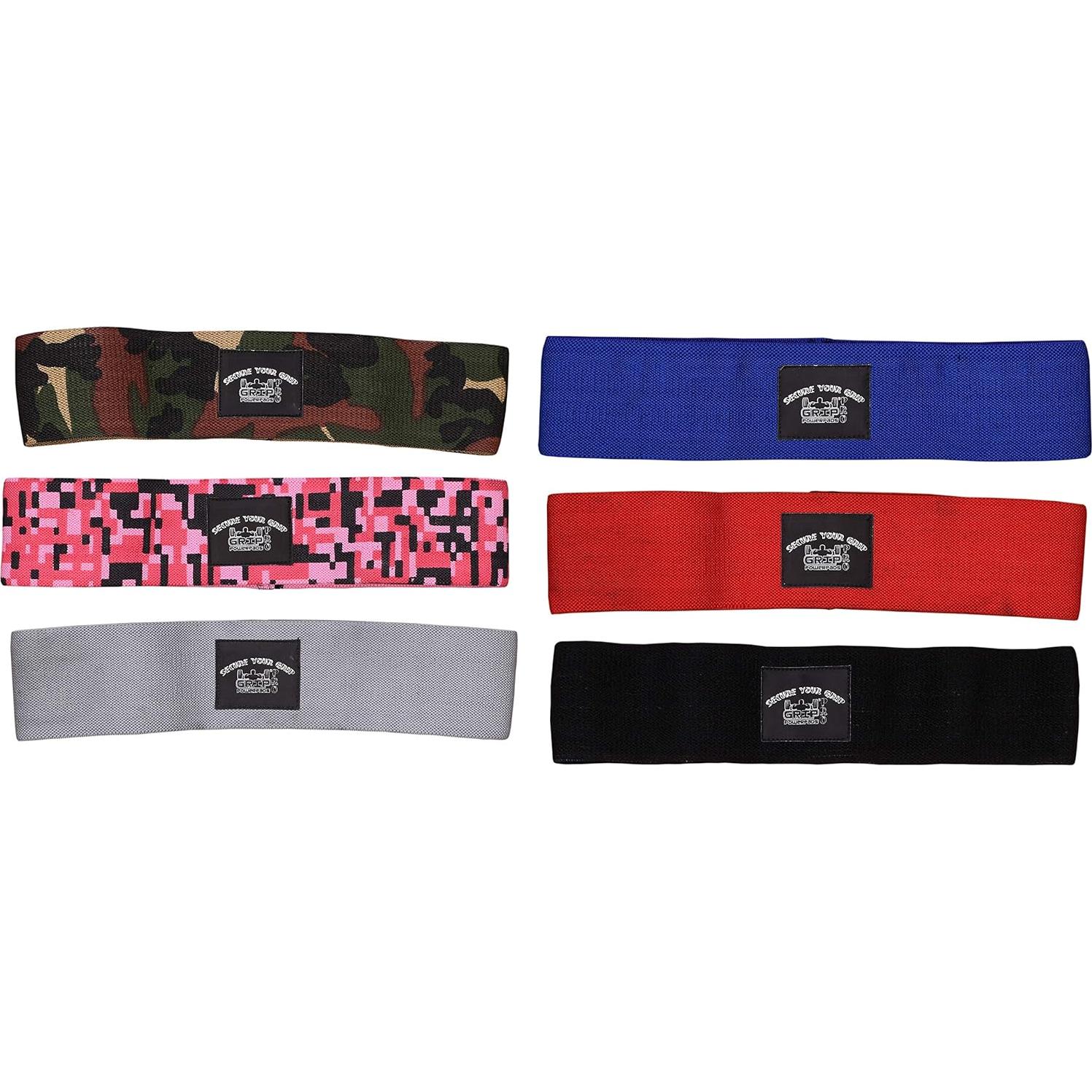 Banda de Resistencia Grip Power Pads Camo Verde 35.56 cm