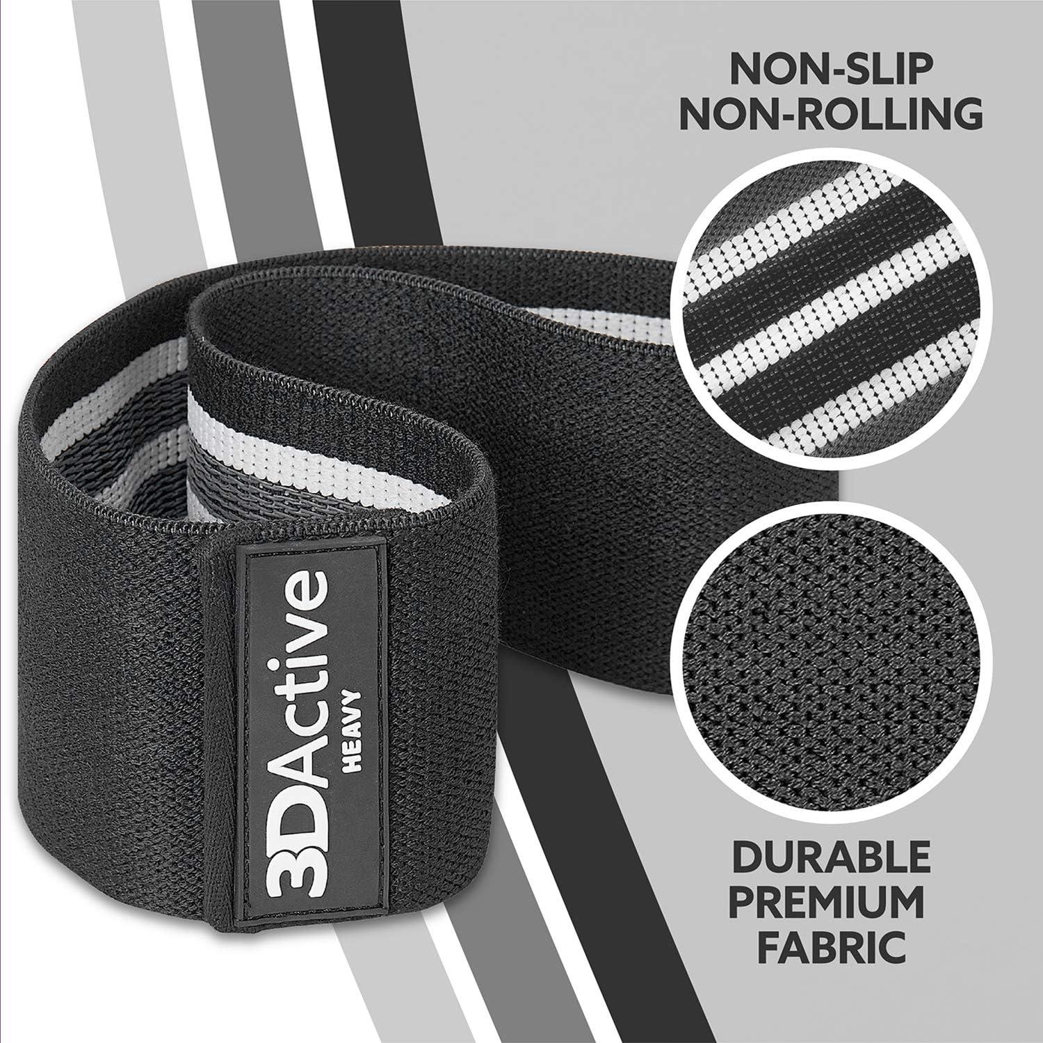 Bandas de Resistencia 3DActive para Piernas y Glúteos - 3 Niveles