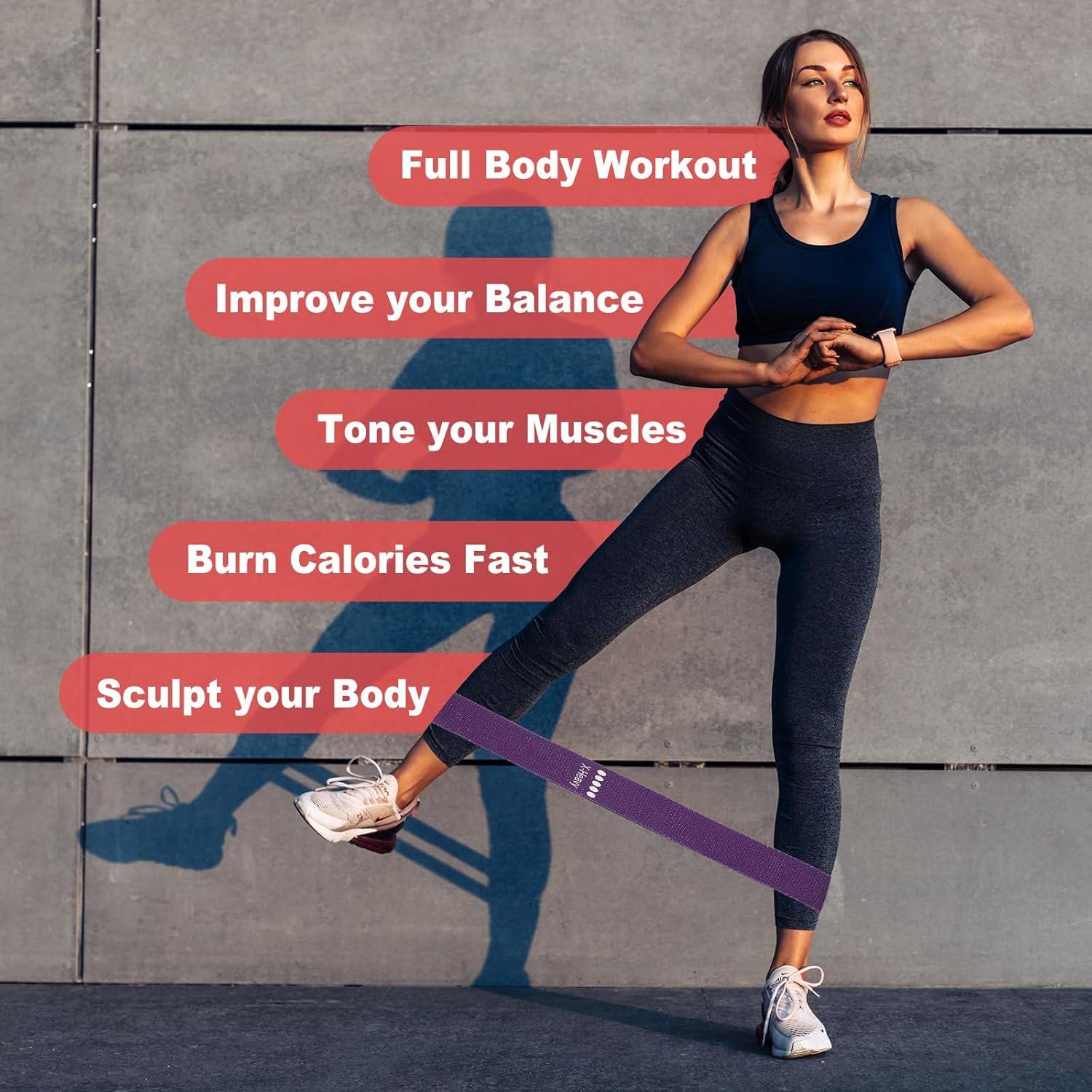 Bandas de Resistencia PATIKIL 5 Niveles para Ejercicio Verde