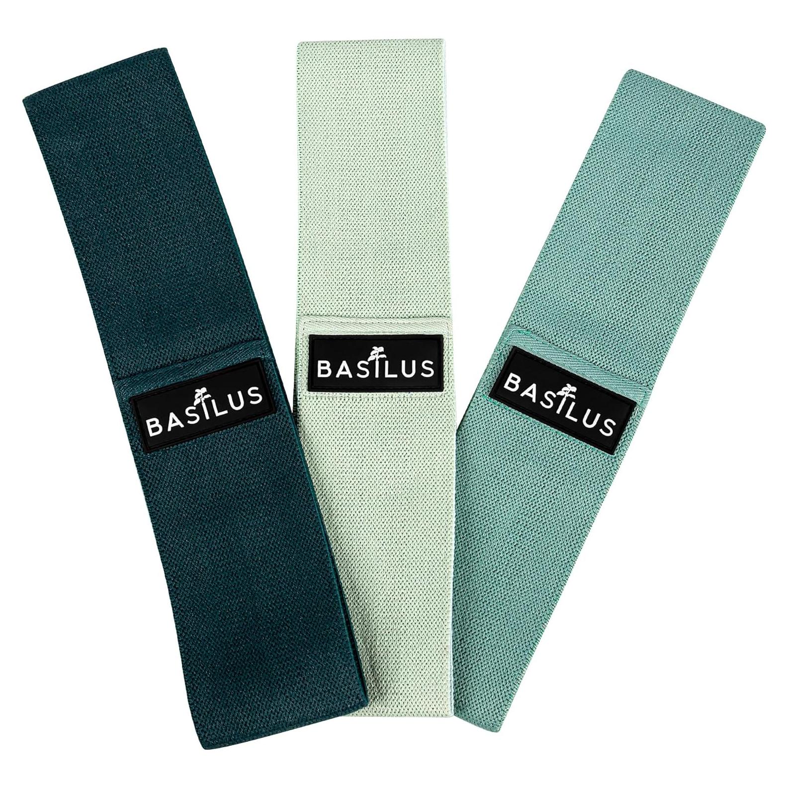 Bandas de Resistencia Basilus - 3 Niveles para Fitness y Yoga
