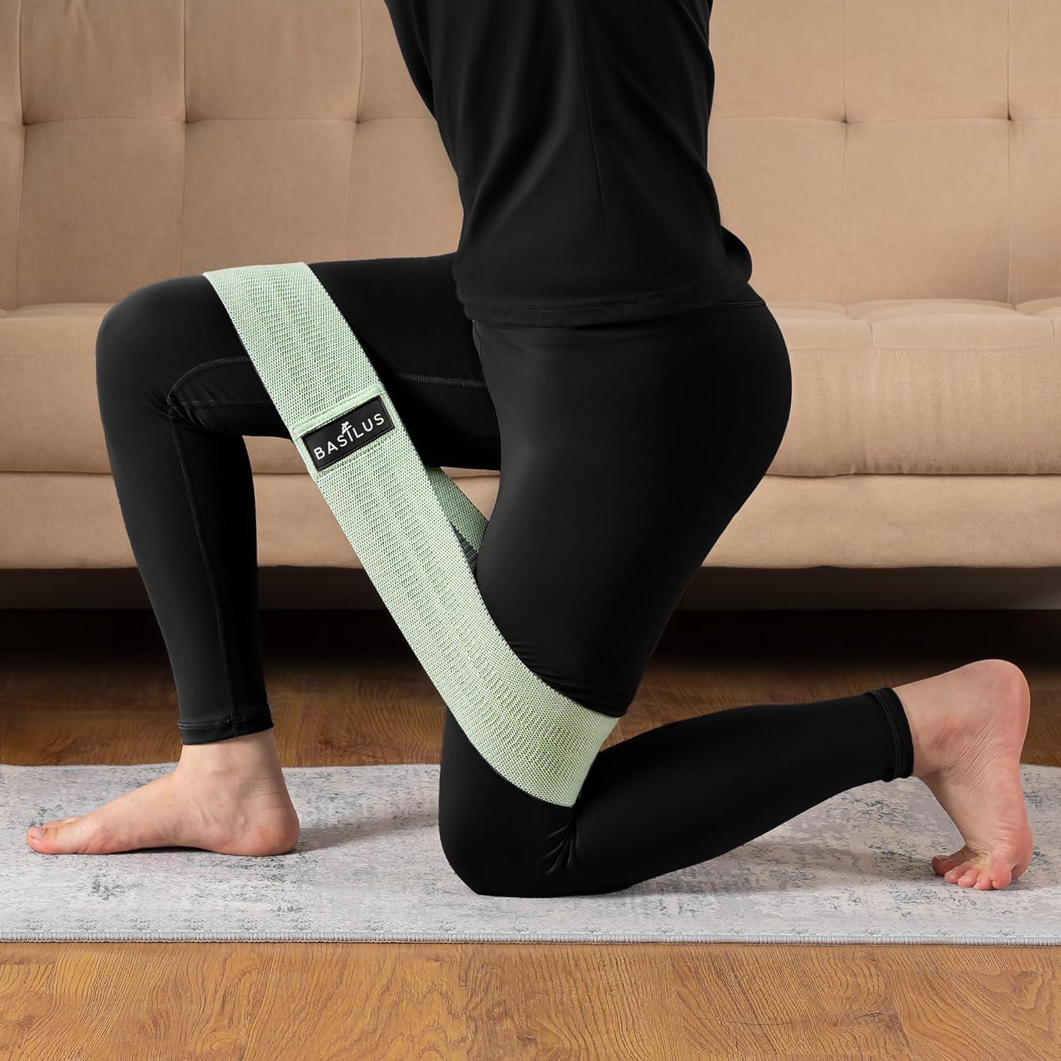 Bandas de Resistencia Basilus - 3 Niveles para Fitness y Yoga