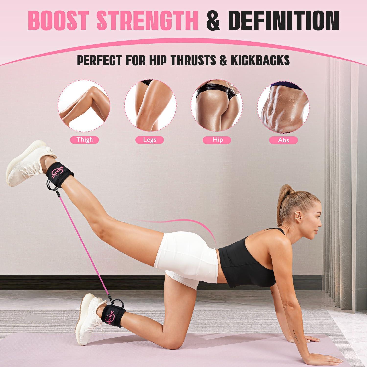 Bandas de Resistencia para Tobillos KRNIUC - 3 Niveles de Resistencia