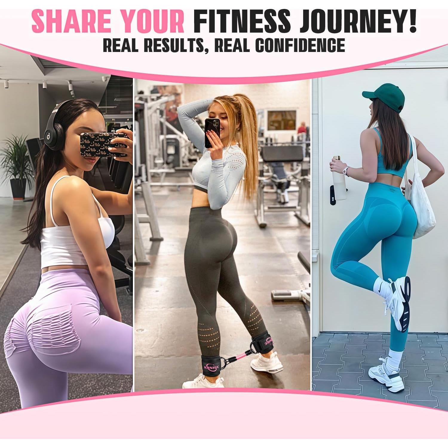 Bandas de Resistencia para Tobillos KRNIUC - 3 Niveles de Resistencia