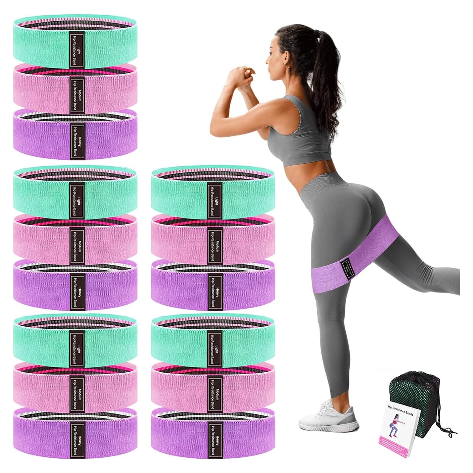 Set de 15 Bandas de Resistencia WIFOCU para Ejercicio en Casa