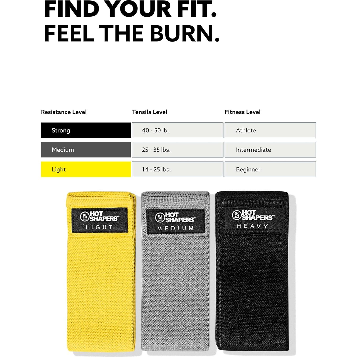Set de Bandas de Resistencia Hot Shapers - Ejercicio en Casa