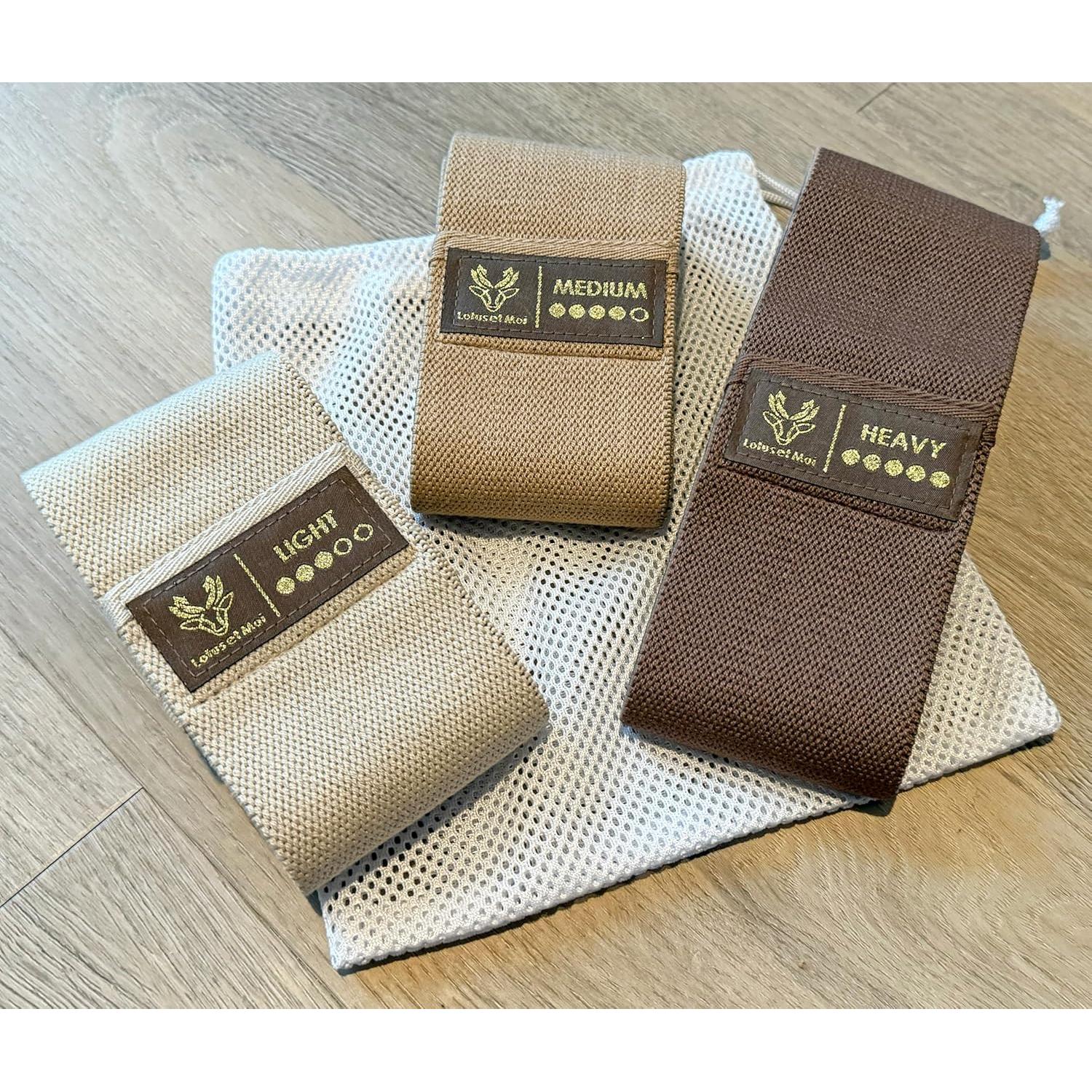 Bandas de Resistencia Lotus et Moi, 3 Niveles para Fitness