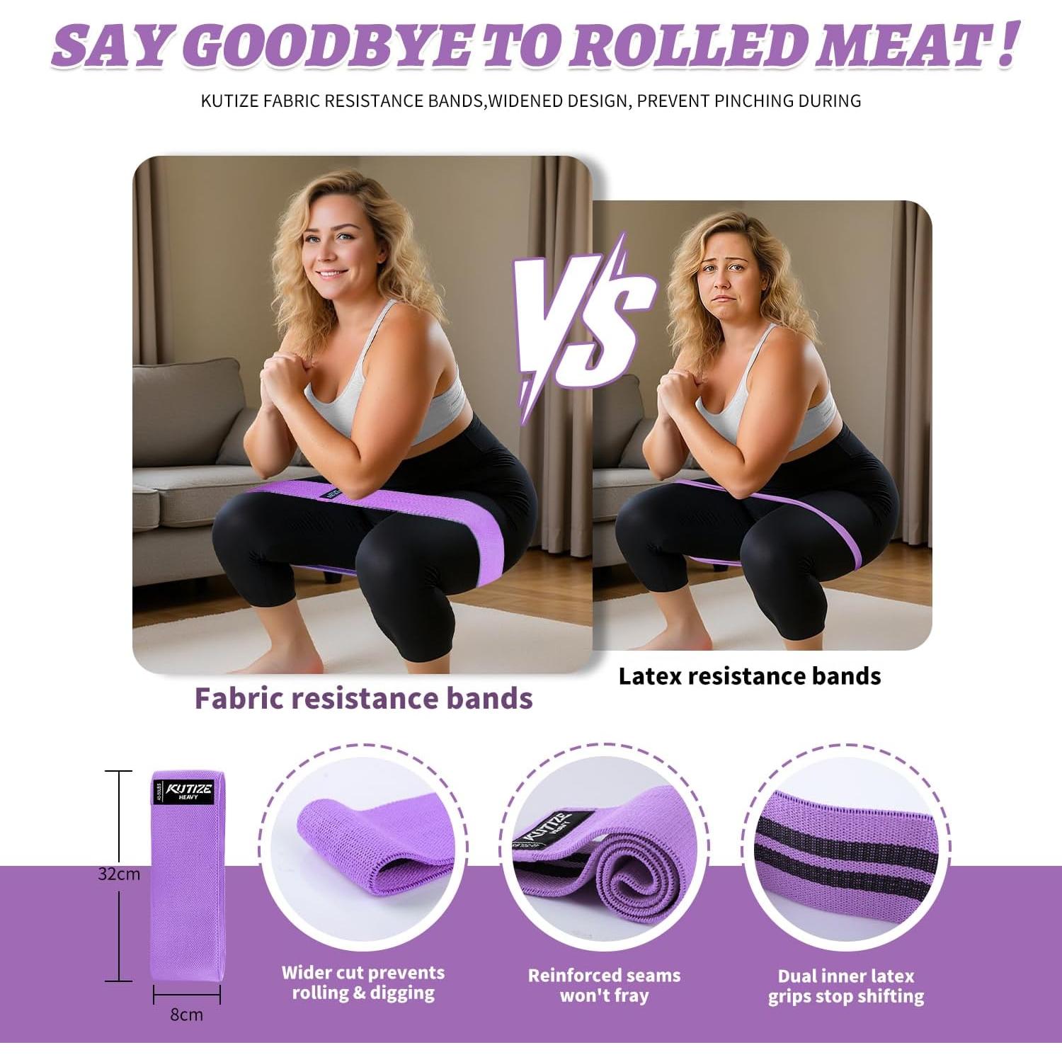 Conjunto de Bandas de Resistencia KUTIZE para Tobillos y Glúteos
