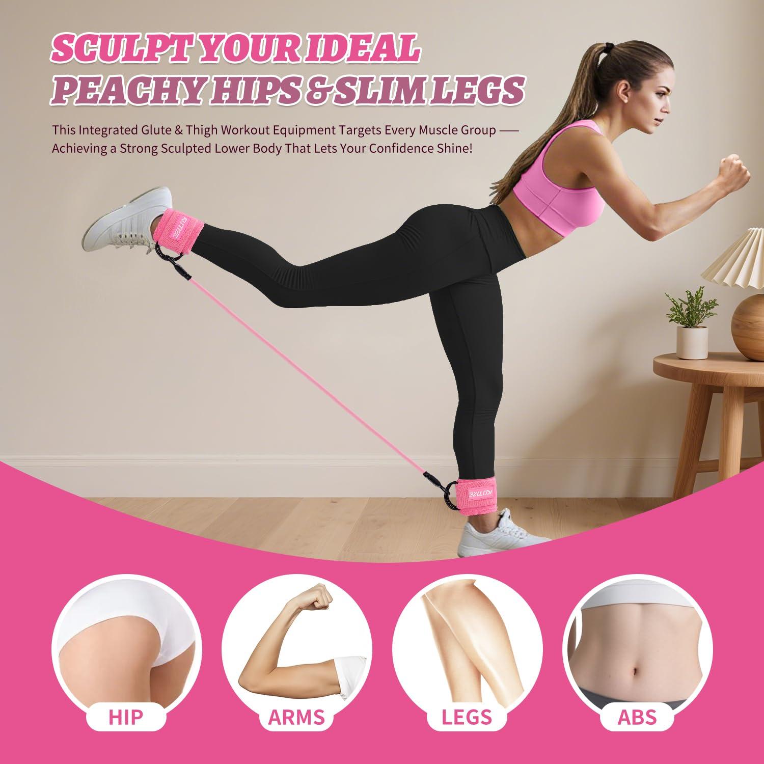 Conjunto de bandas de resistencia KUTIZE para tobillos y glúteos