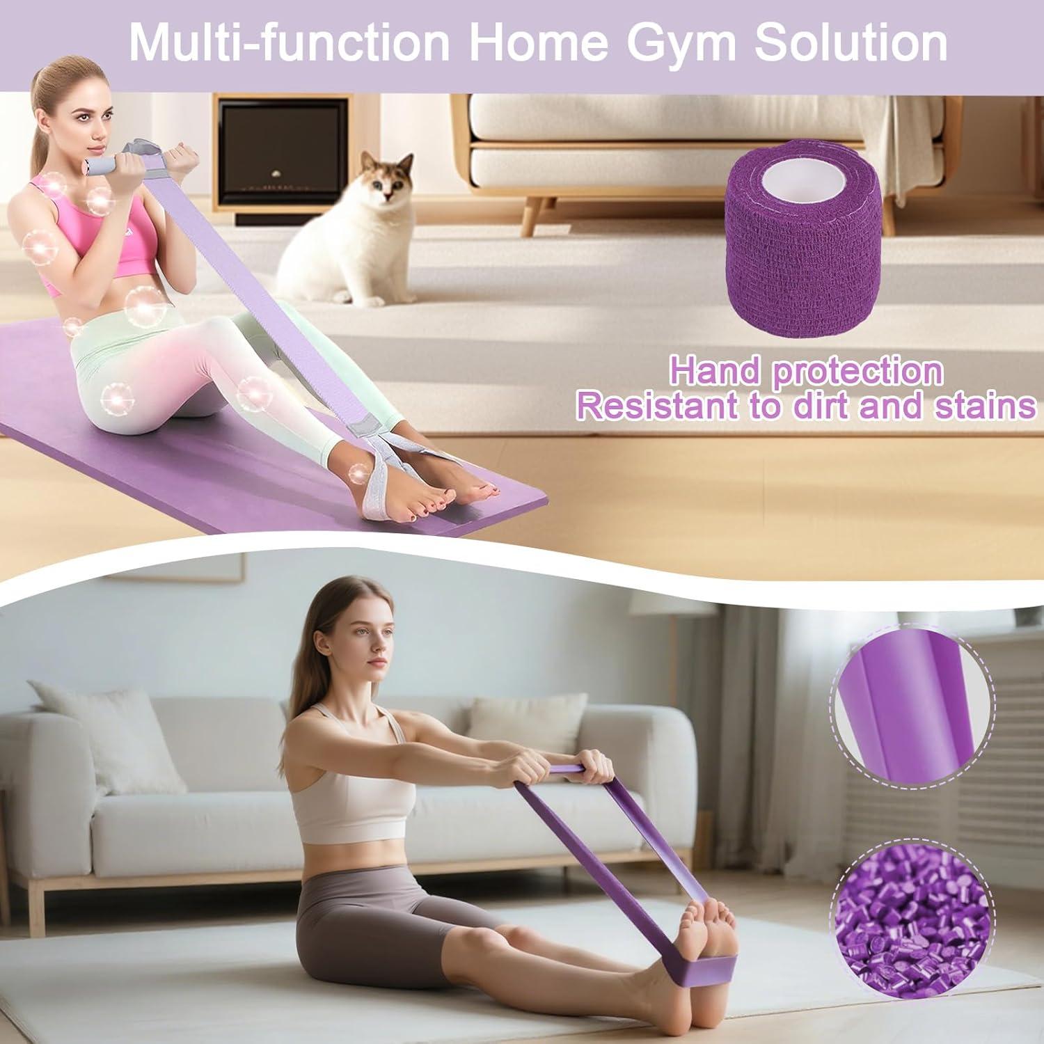 Banda de Resistencia TfruKiet 120lb con Mangos y Pedal Antideslizante