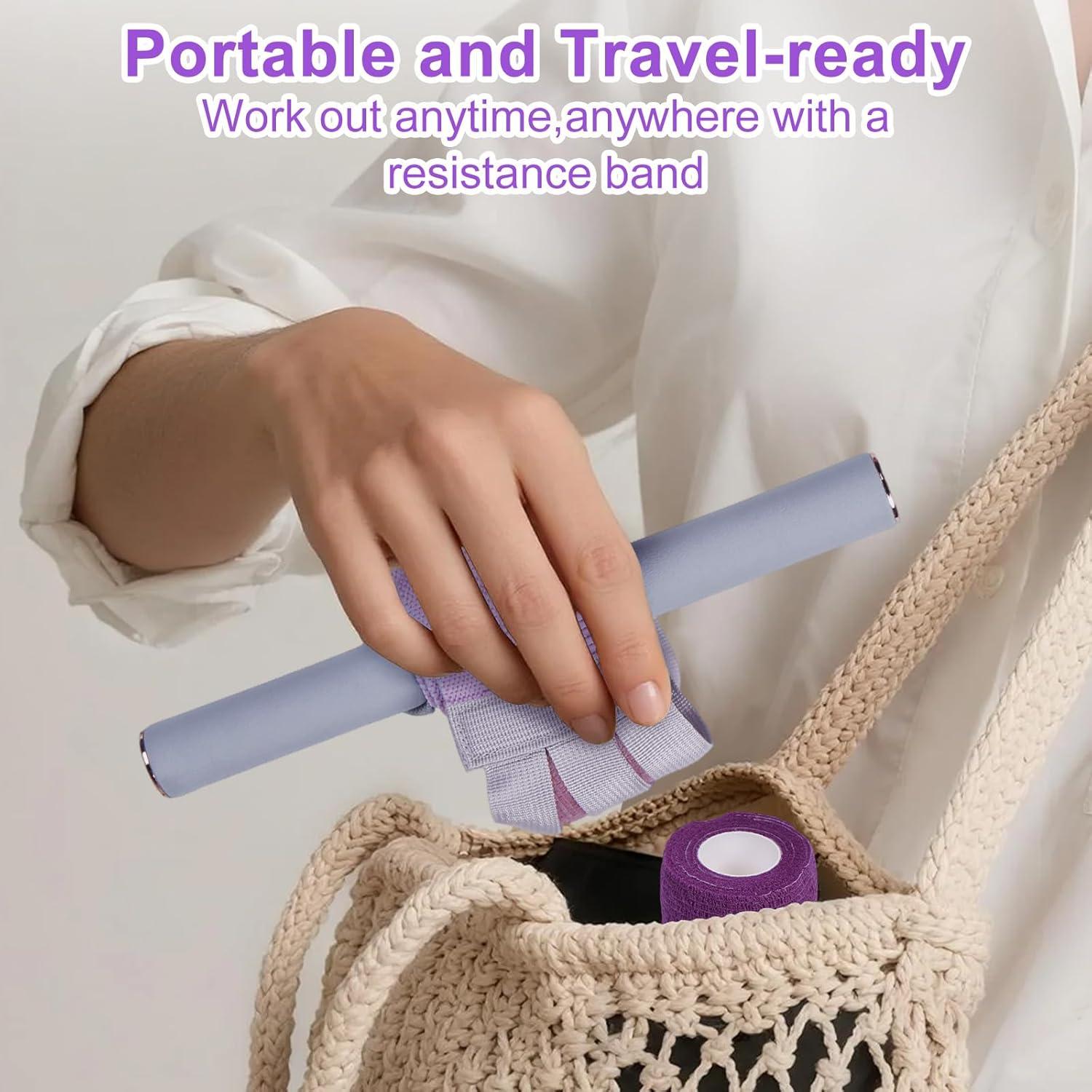 Banda de Resistencia TfruKiet 120lb con Mangos y Pedal Antideslizante